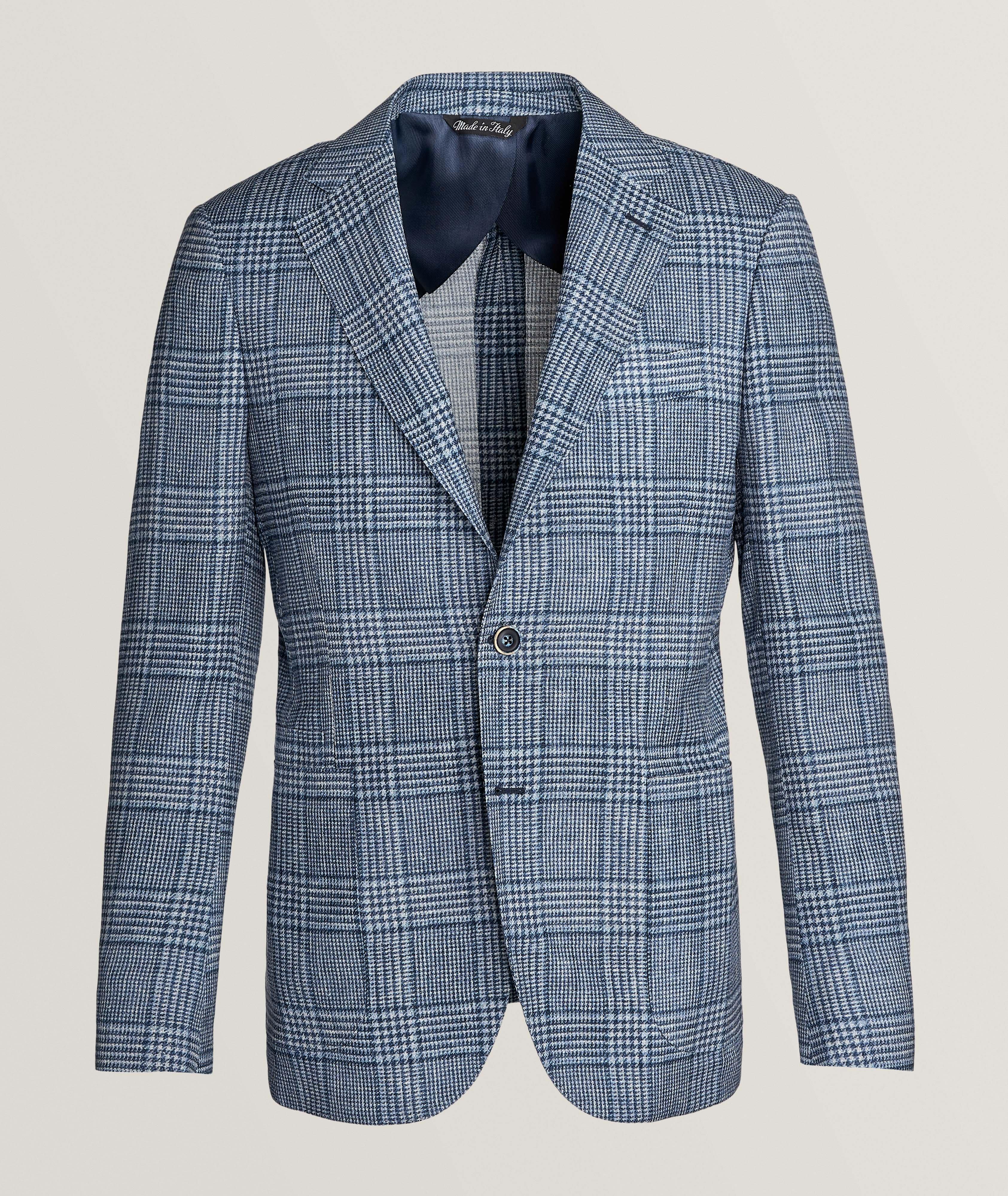 Checked Wool Sport Jacket