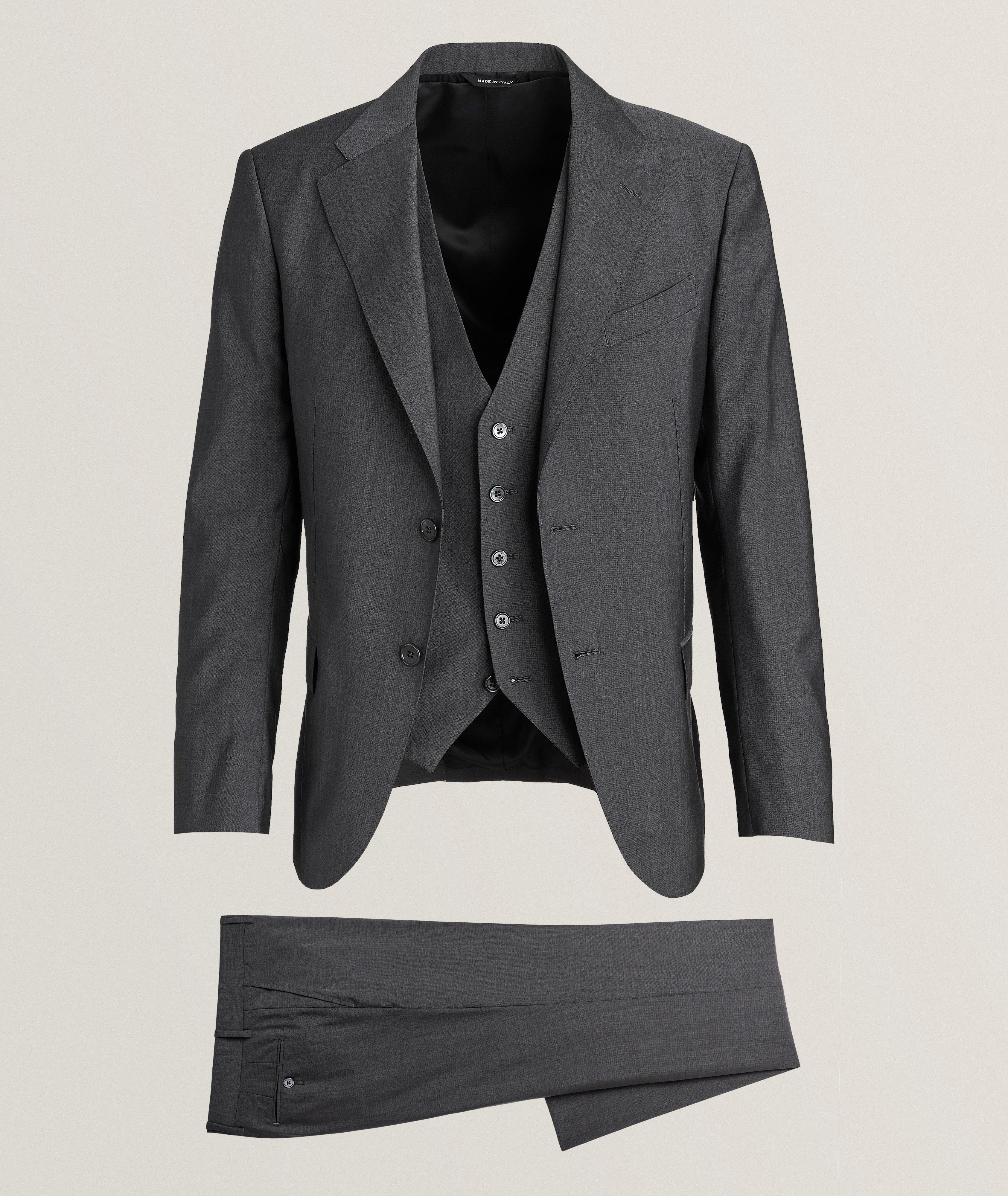 Slim-Fit Virgin Wool Suit image 0