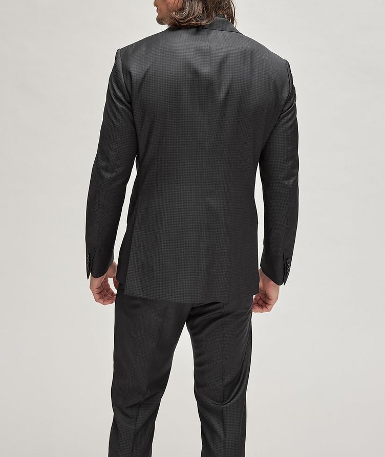 Slim-Fit Micro Check Wool Suit  image 2