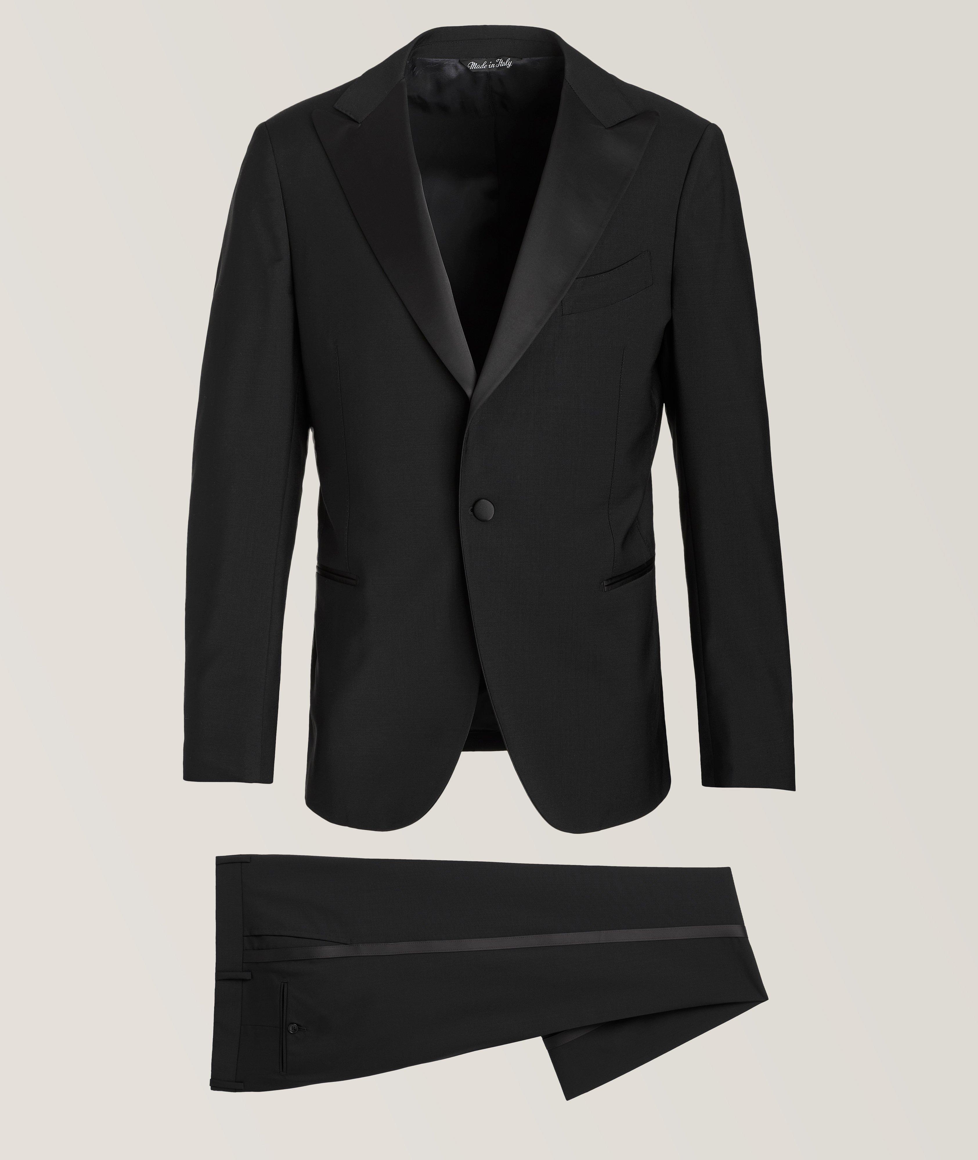 Slim-Fit Solid Stretch Wool-Mohair Tuxedo image 0