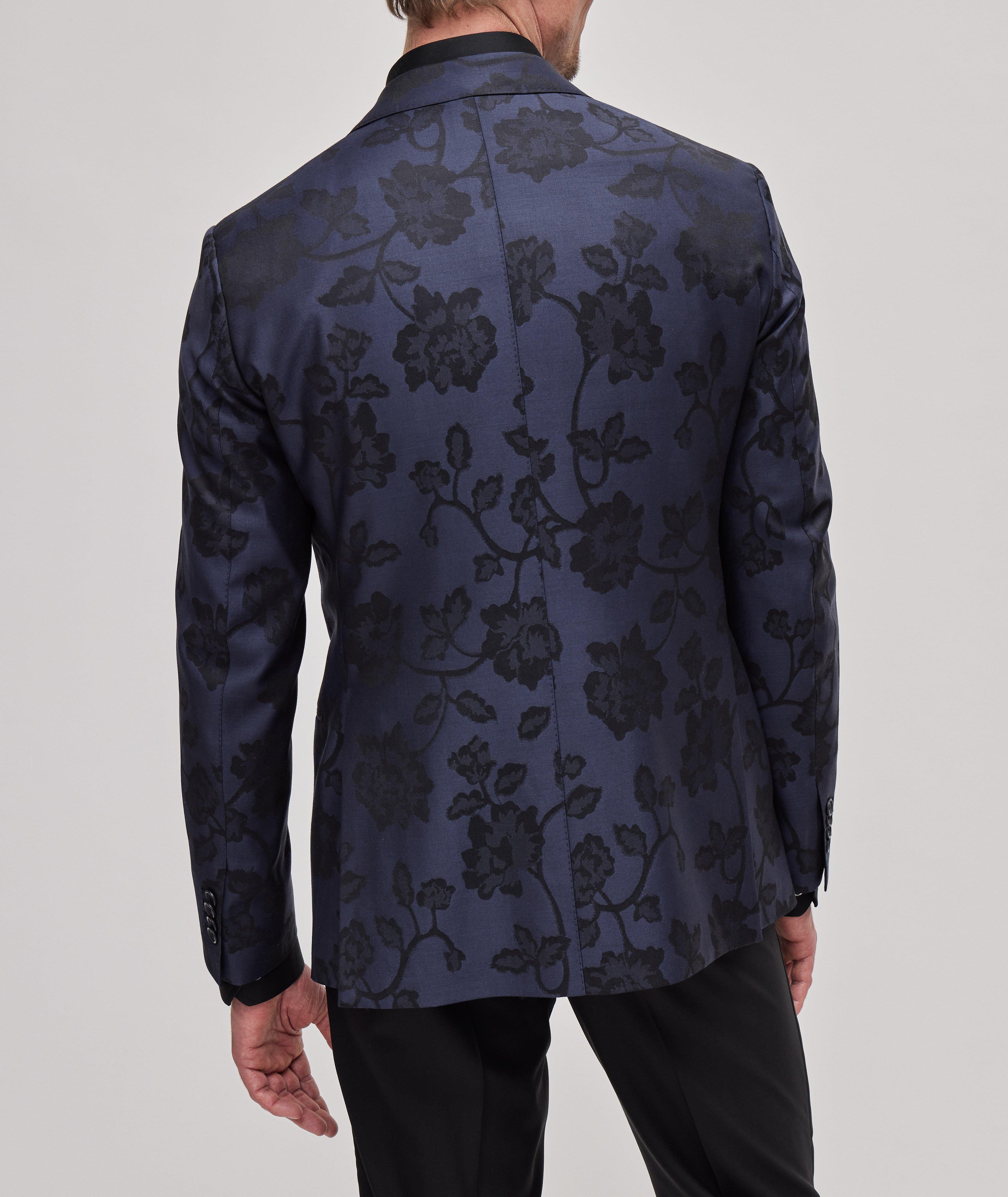 Floral Jacquard Virgin Wool Cocktail Jacket image 2