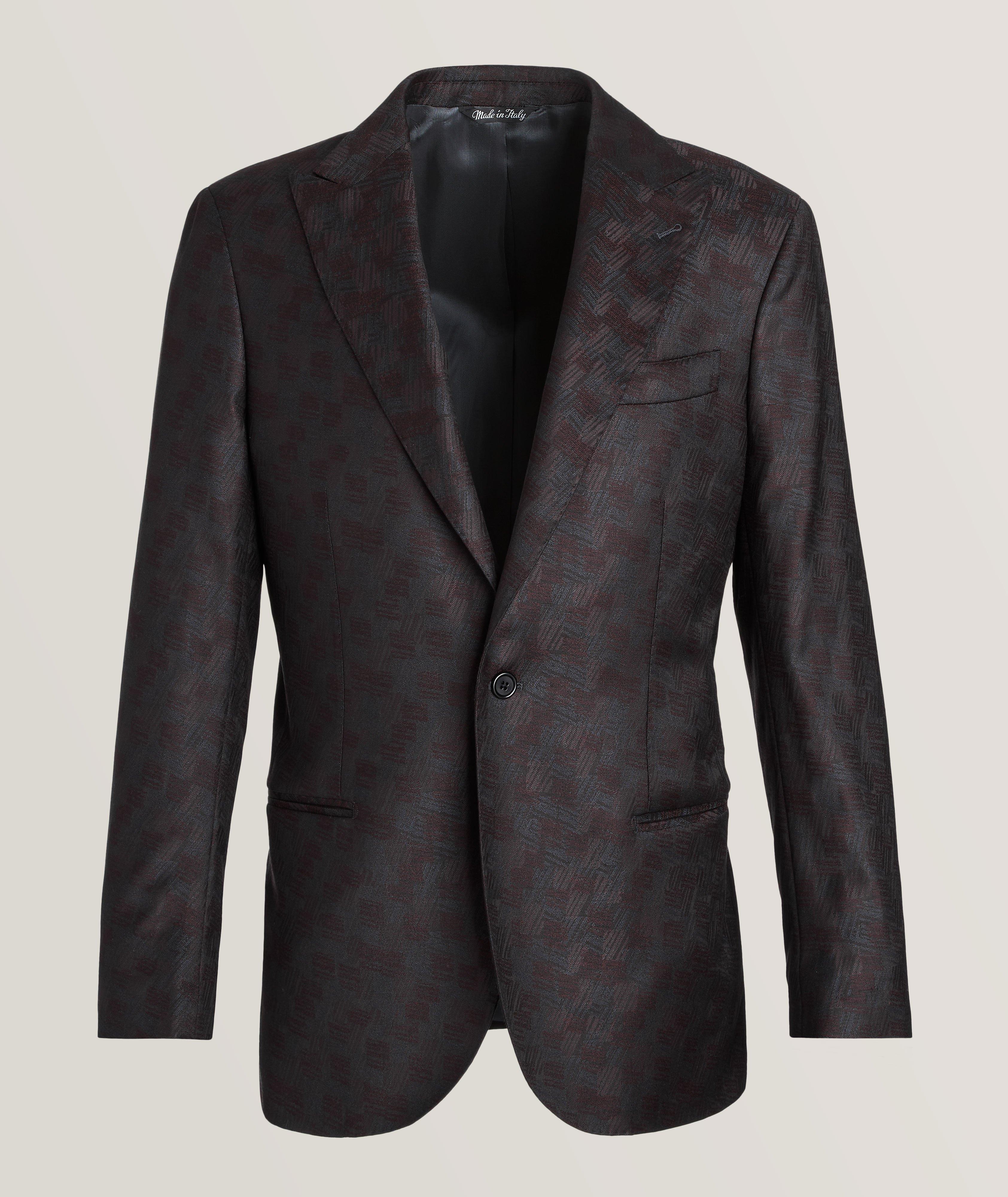 Harold Etched Jacquard Stretch-Wool Cocktail Jacket | Tuxedos | Harry Rosen