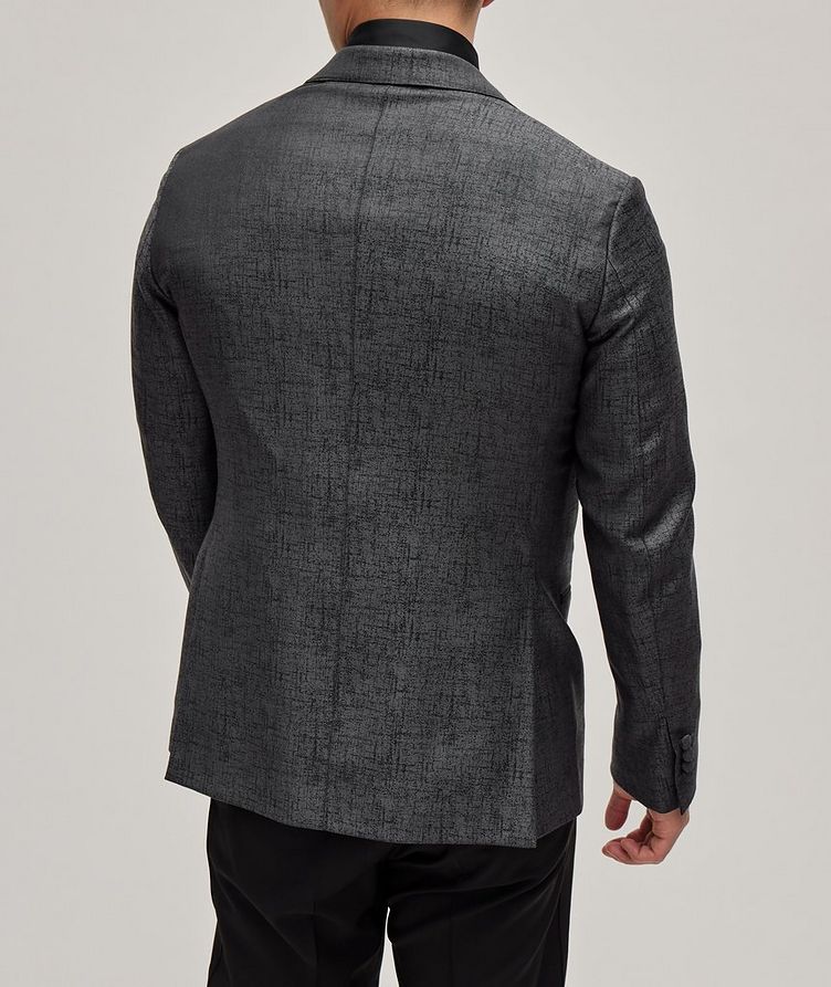Etched Jacquard Stretch-Wool Cocktail Jacket image 2
