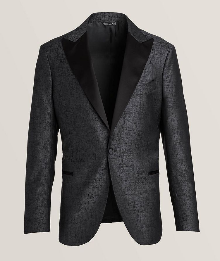 Etched Jacquard Stretch-Wool Cocktail Jacket image 0
