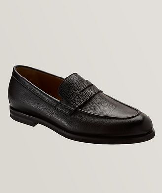 Harold Pebbled Penny Loafers