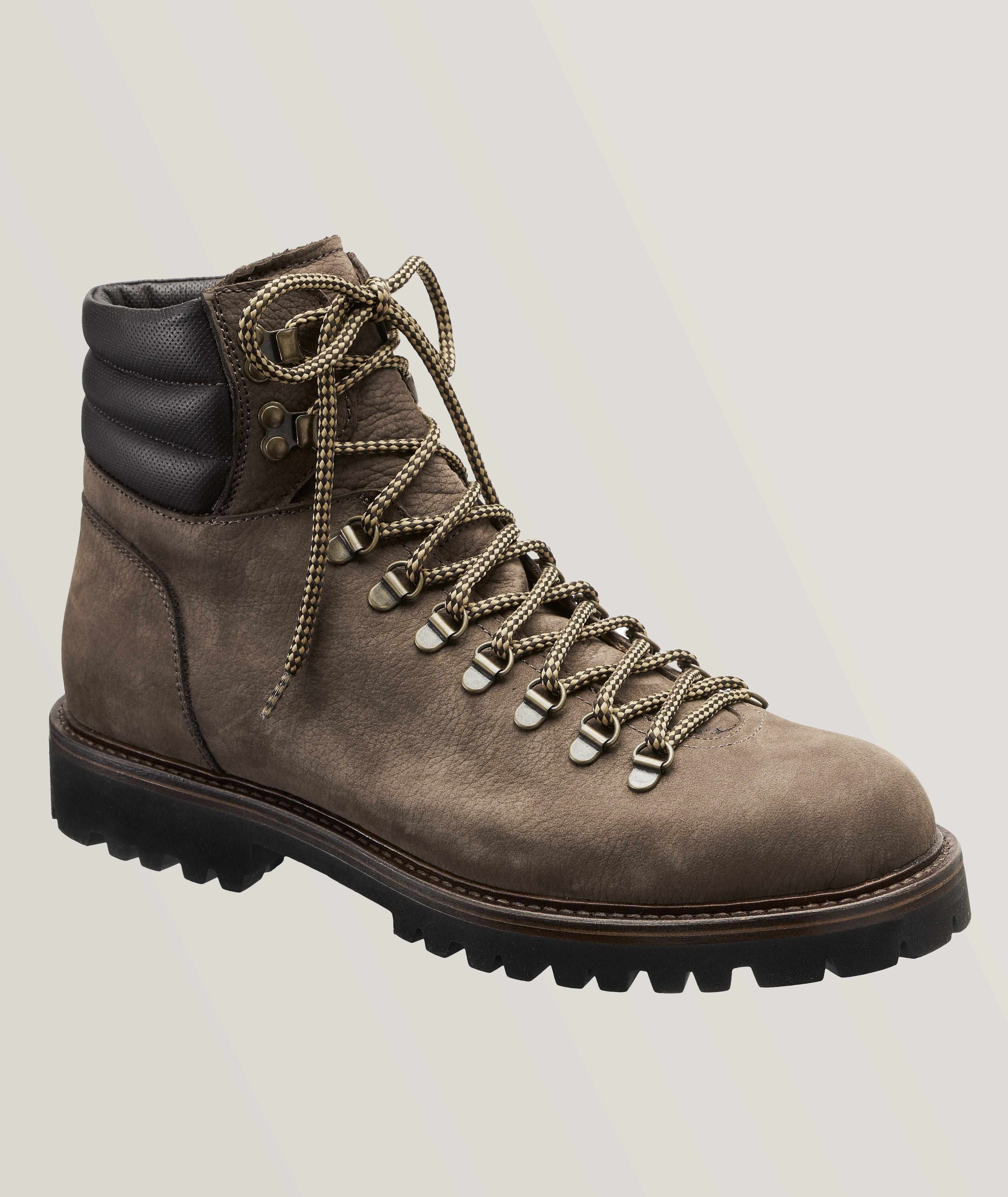 Suede Lace-Up Hiking Boots image 0