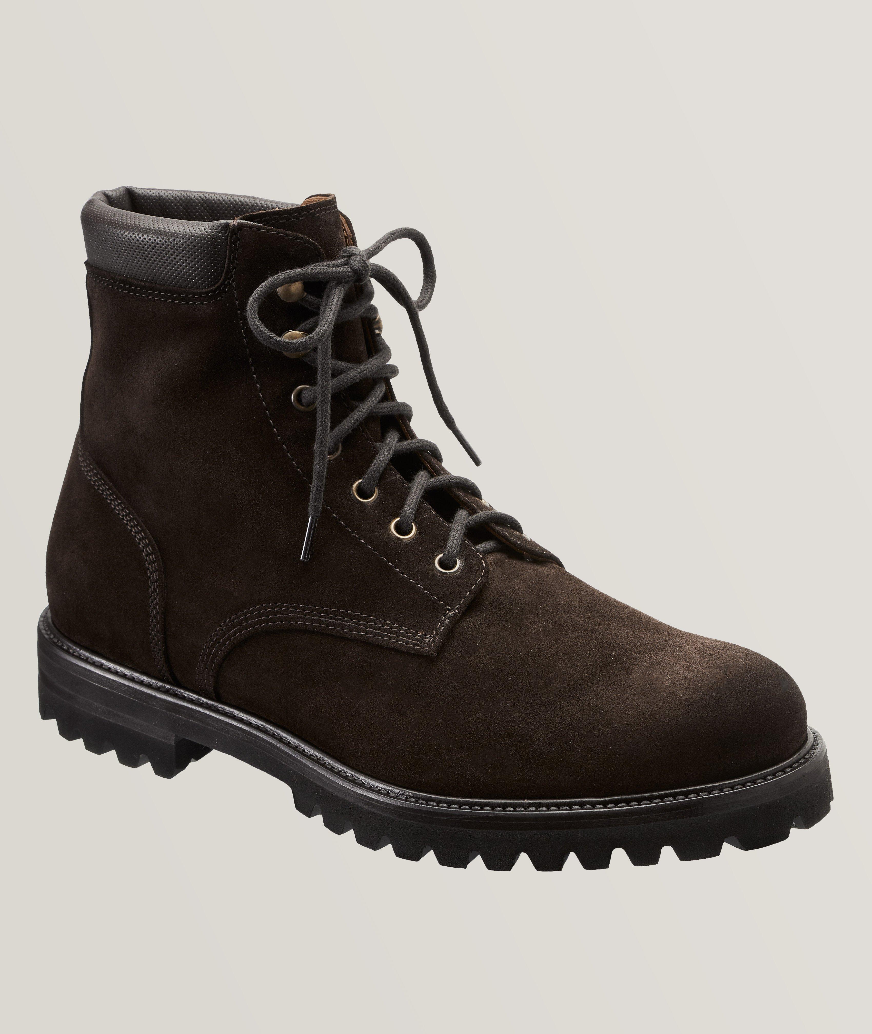 Harold Suede Lace-Up Lug Boot, Boots