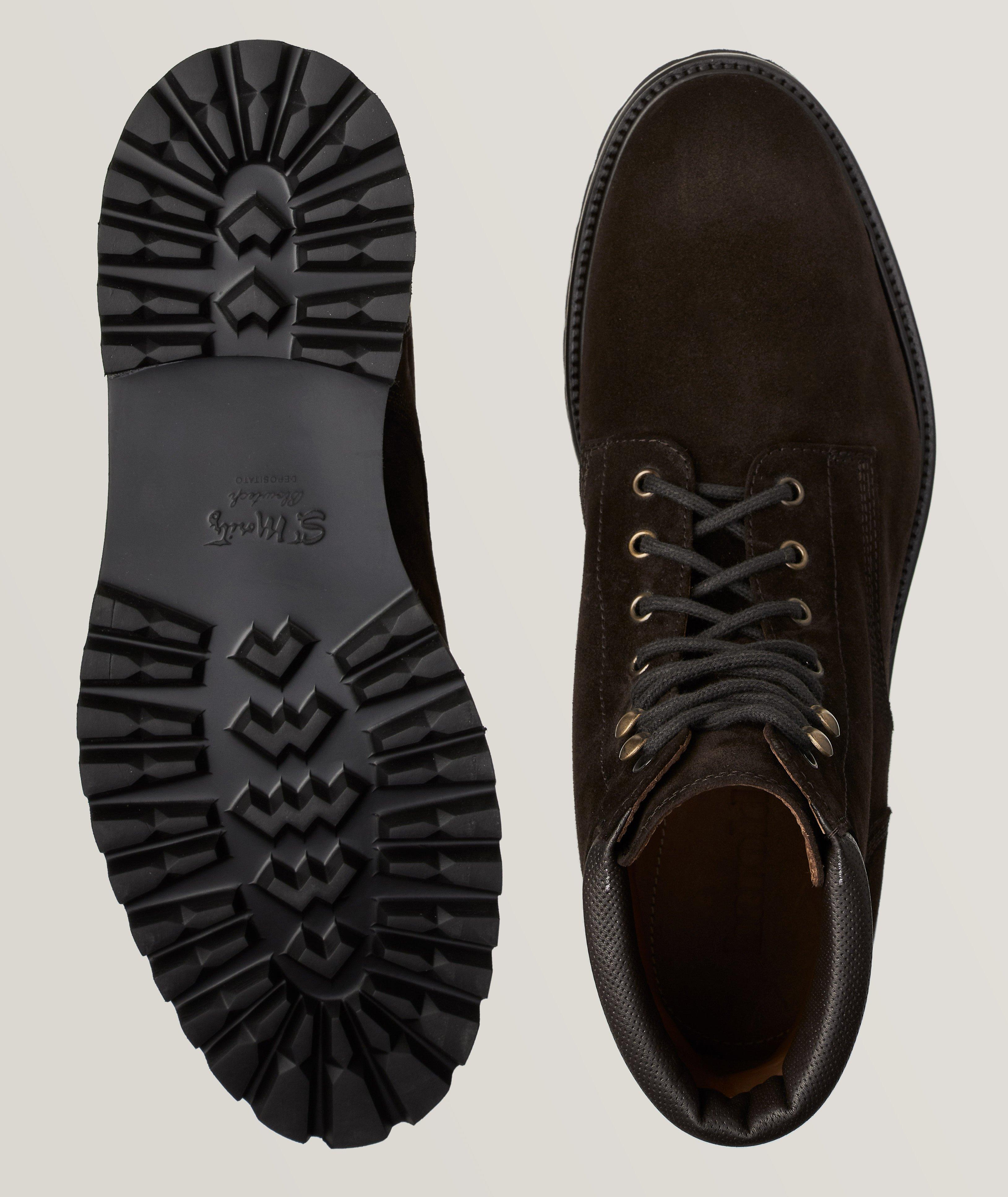 Suede Lace-Up Lug Boot image 2