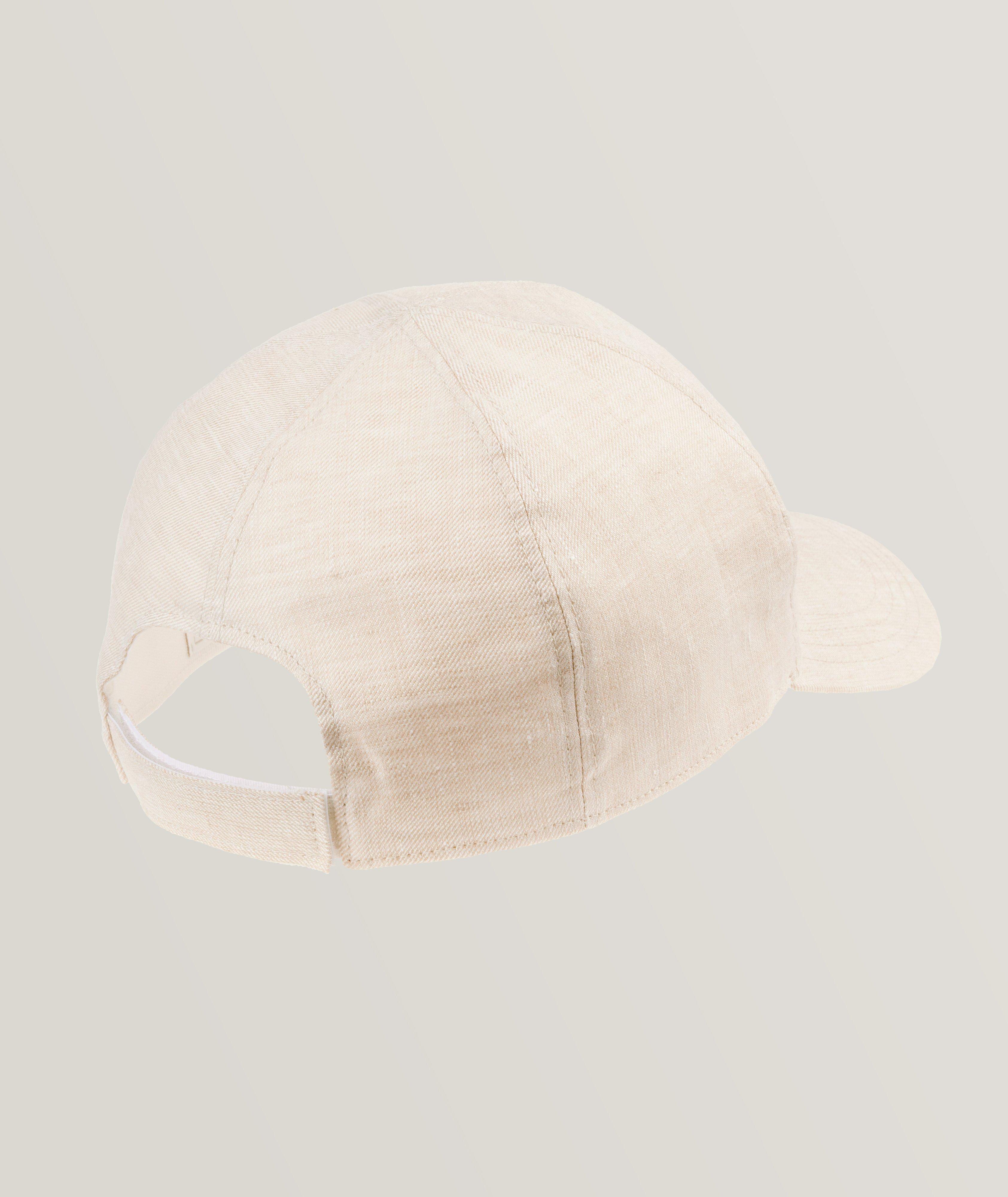 Melange Linen Baseball Cap image 1