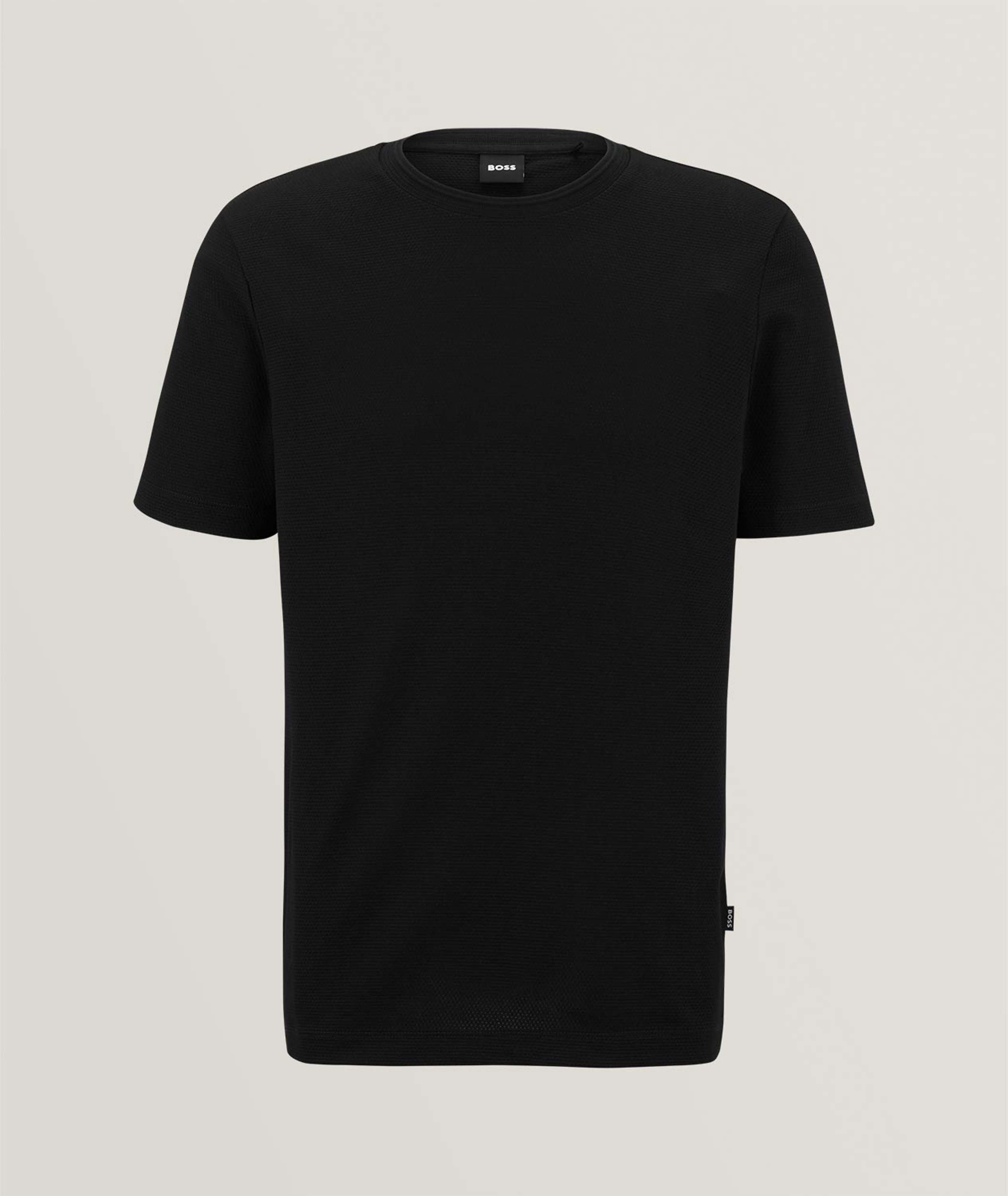 BOSS Tiburt Jacquard Cotton-Blend T-Shirt | T-Shirts | Harry Rosen