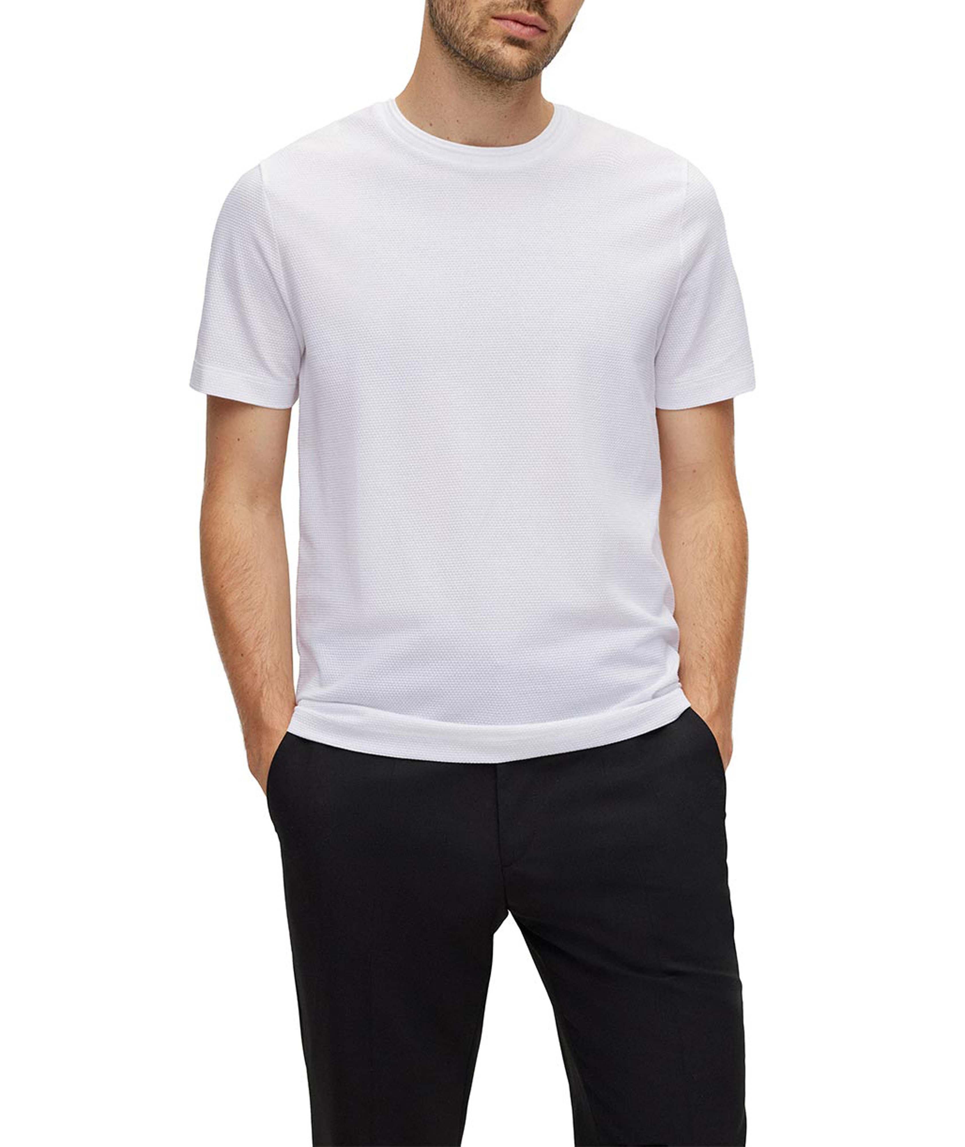 Tiburt Jacquard Cotton-Blend T-Shirt image 2