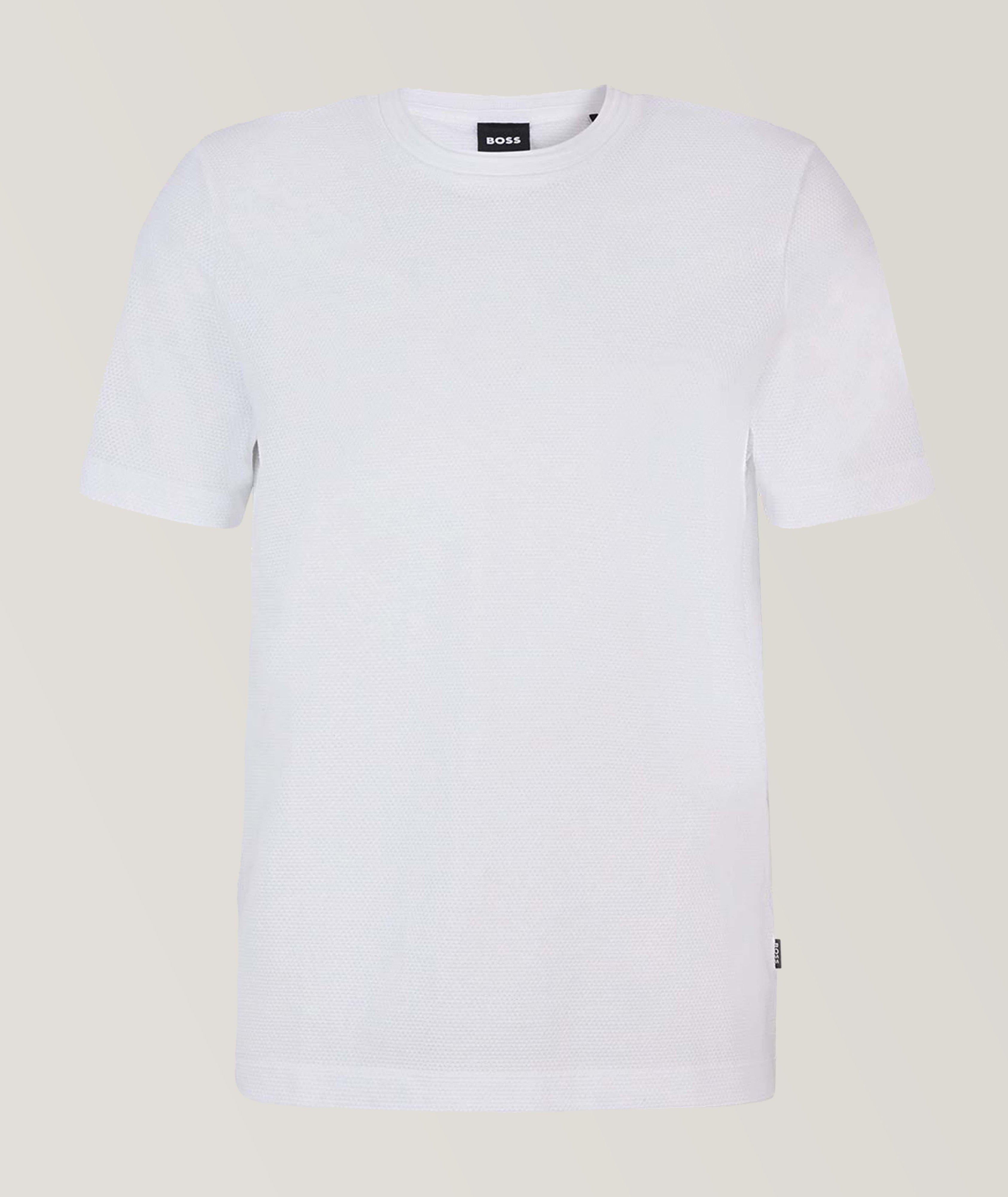 Tiburt Jacquard Cotton-Blend T-Shirt image 0