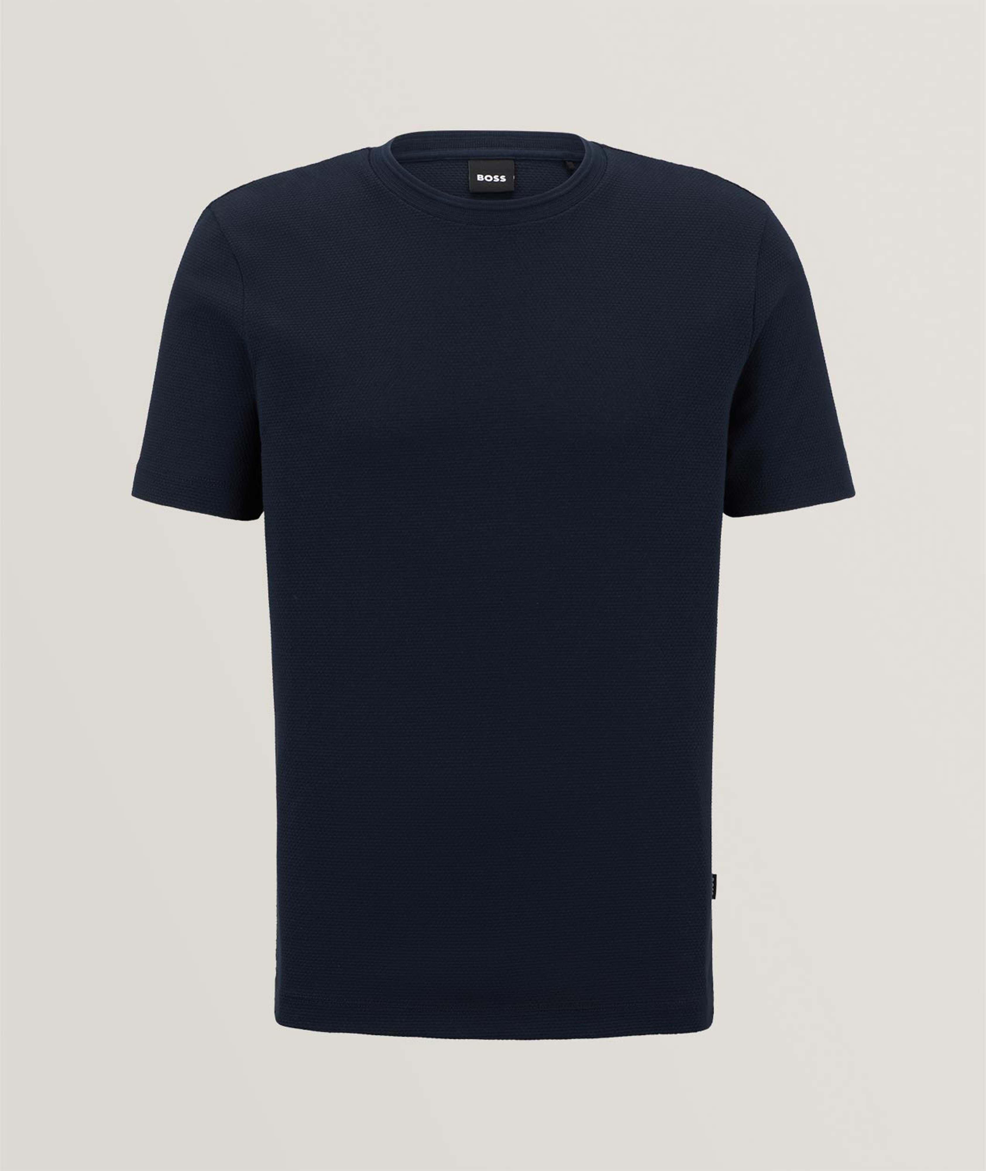 Tiburt Jacquard Cotton-Blend T-Shirt image 1
