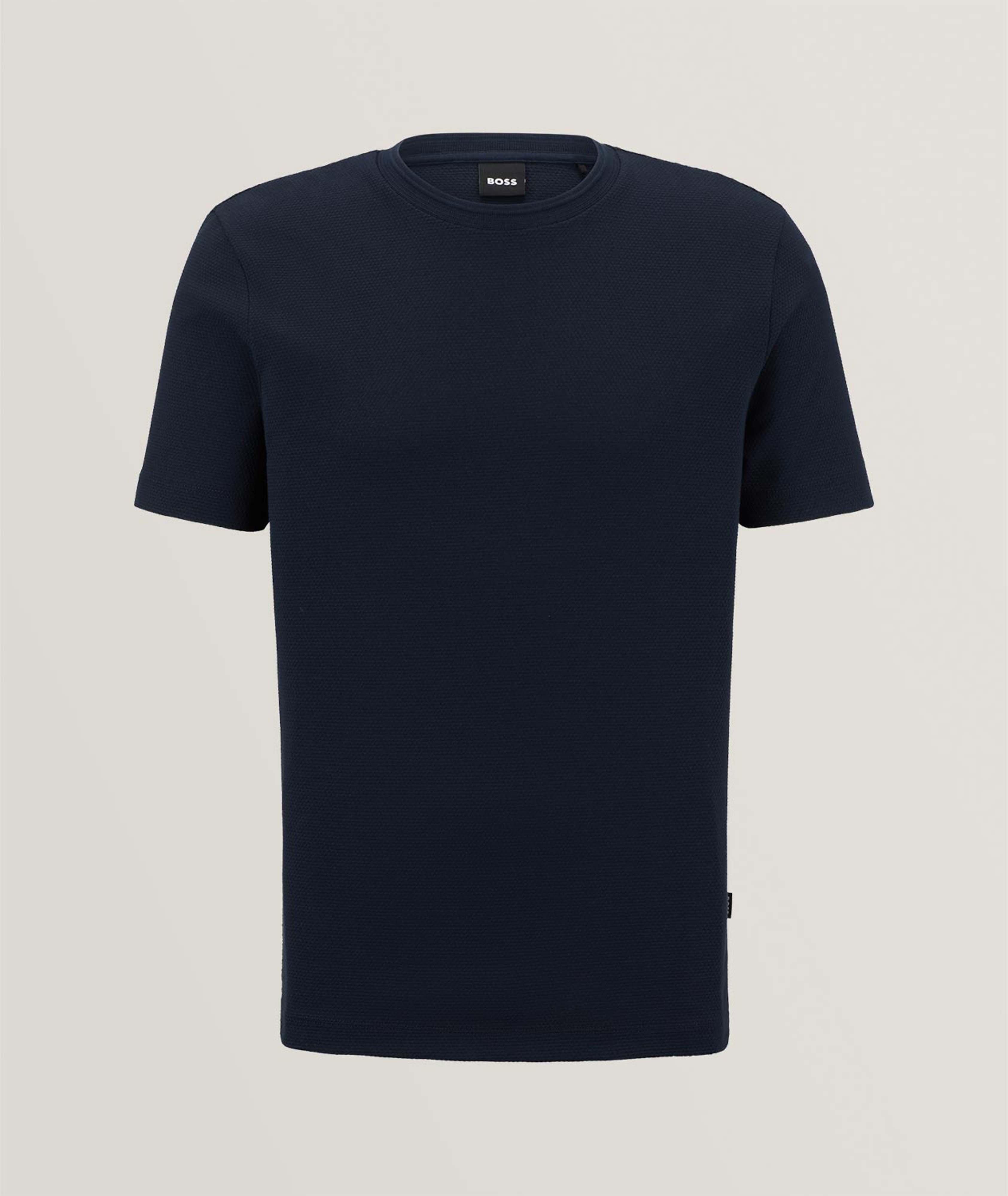 Tiburt Jacquard Cotton-Blend T-Shirt image 0