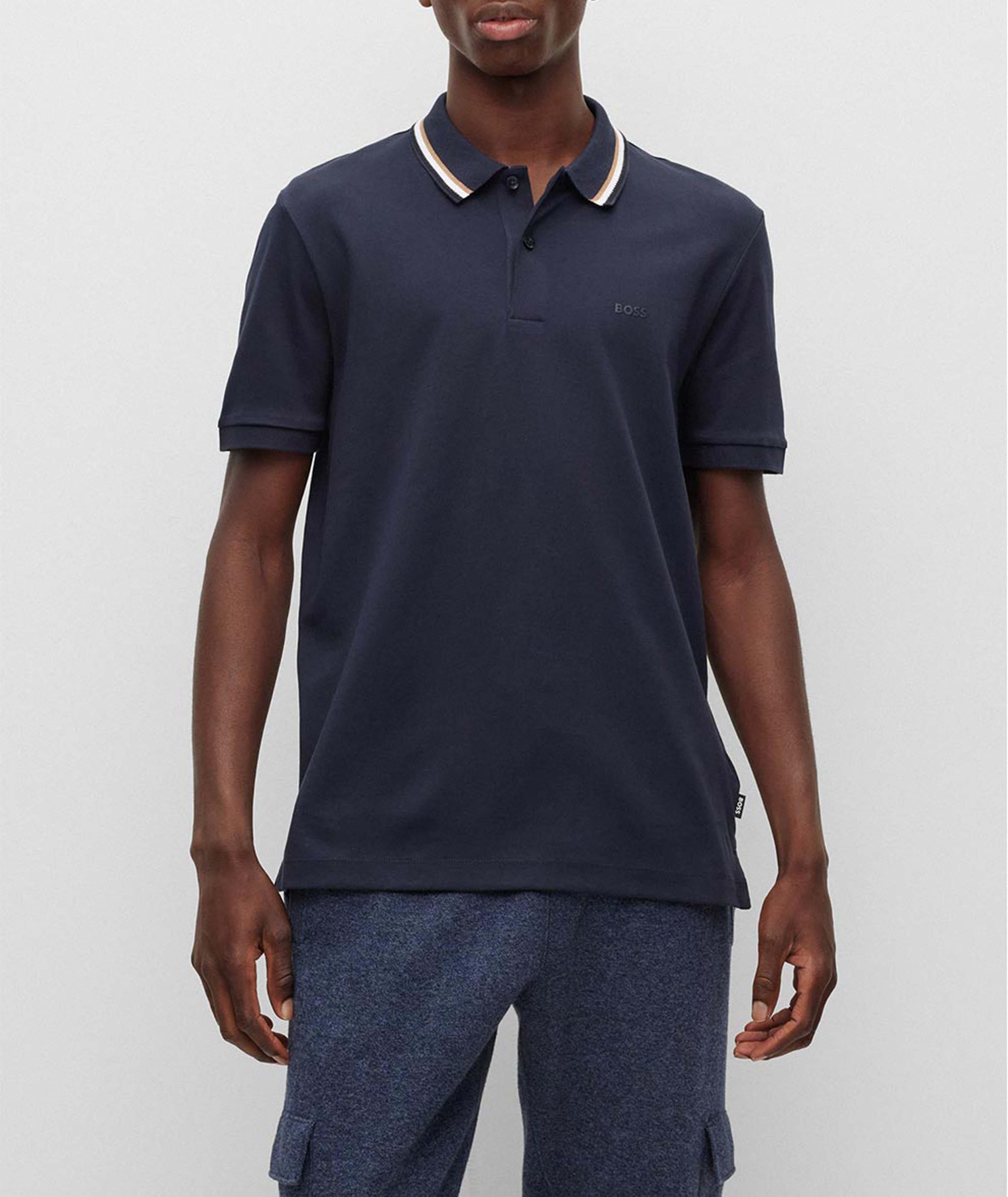 Slim-Fit Cotton Polo Shirt image 2