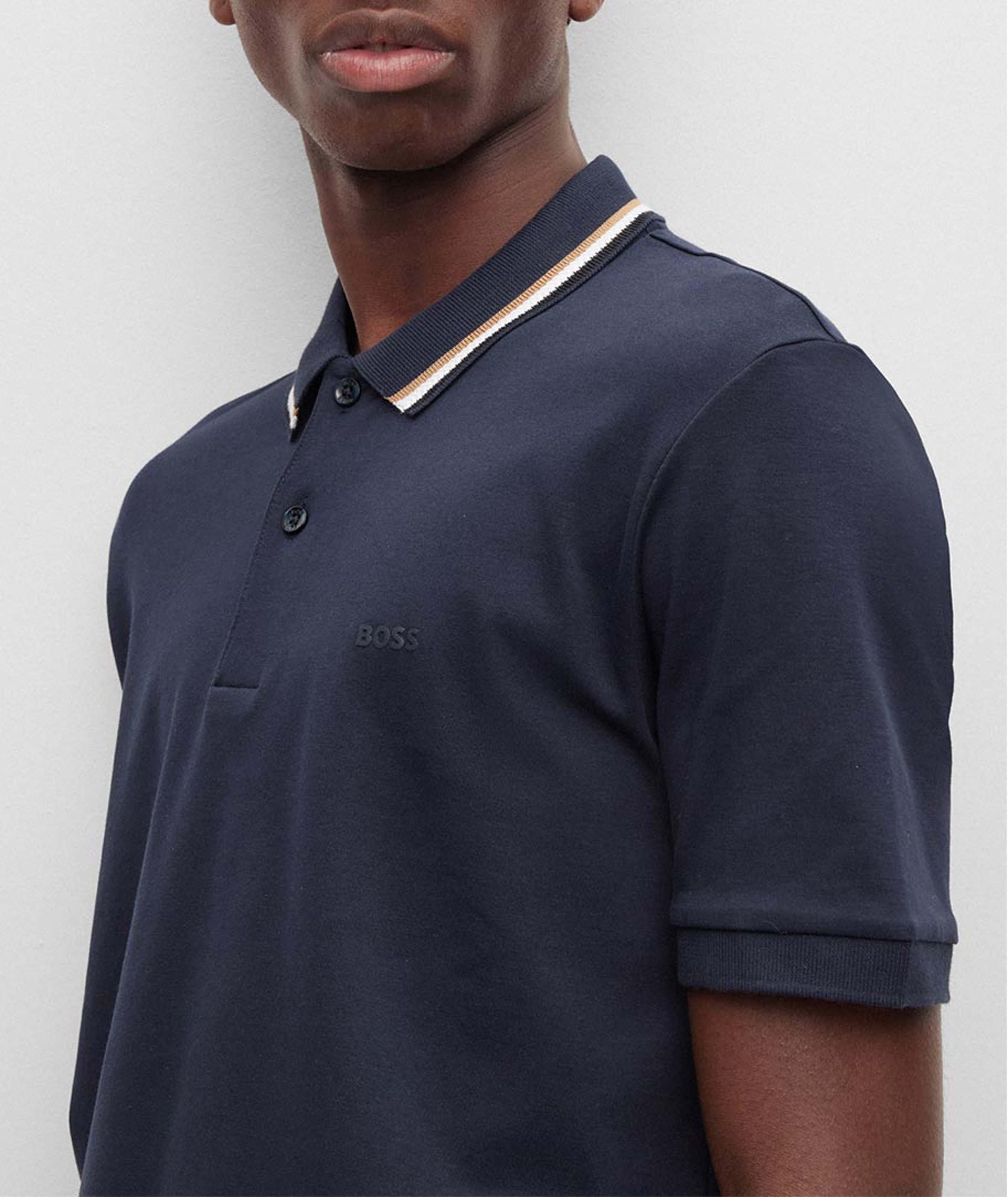 Slim-Fit Cotton Polo Shirt image 4