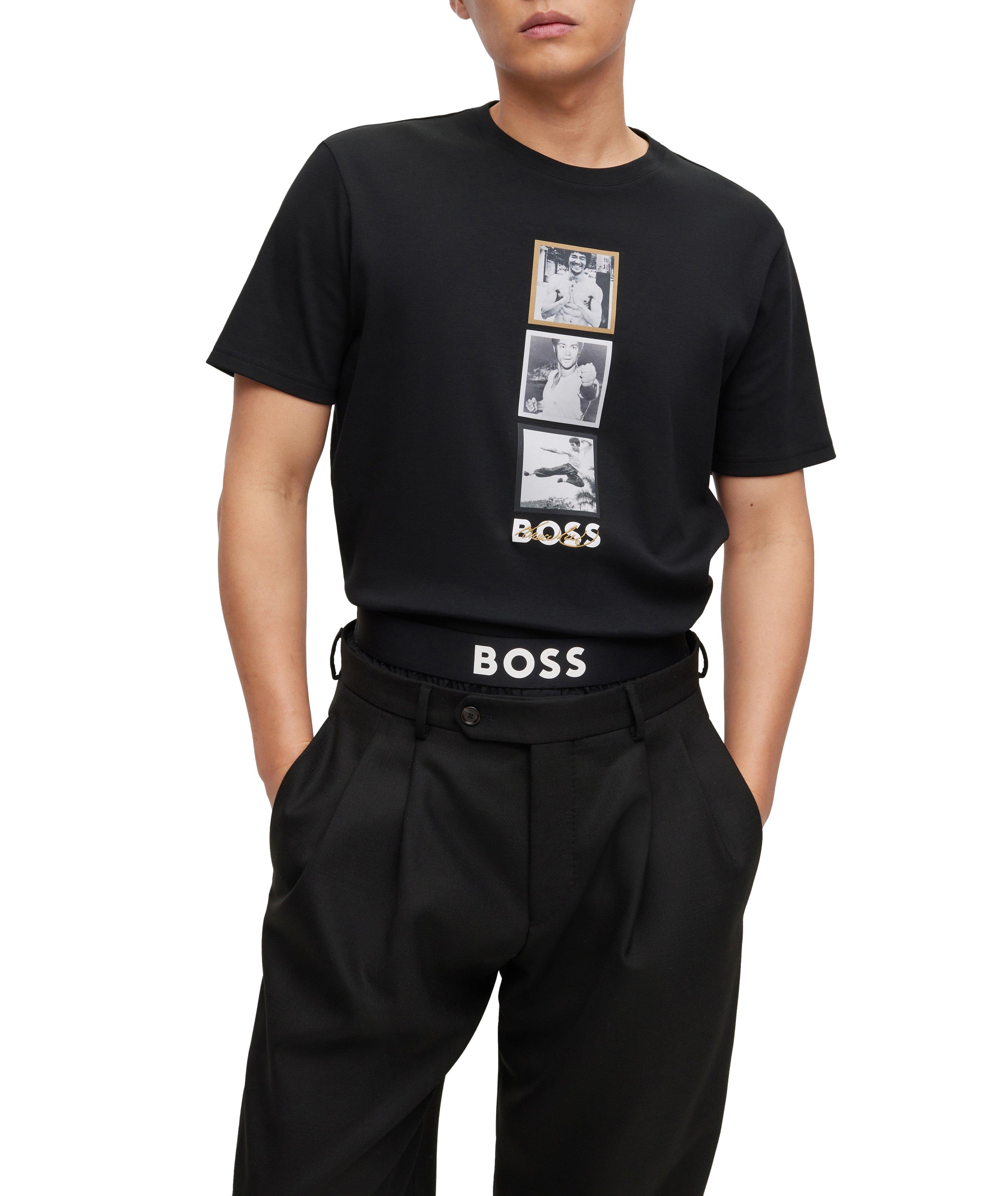 BOSS BOSS Legends Bruce Lee Collection Triptych Printed T-Shirt