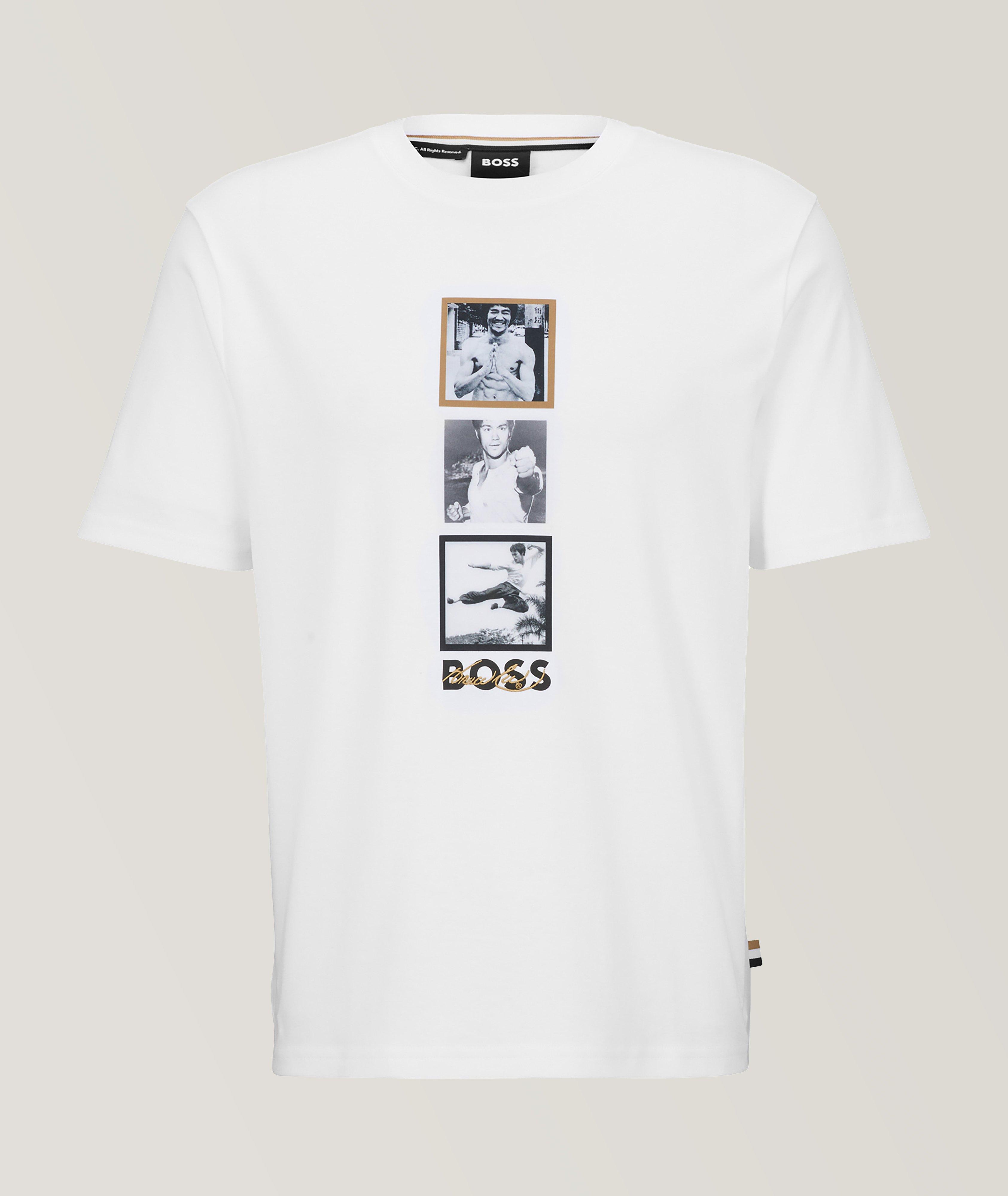 BOSS Legends Bruce Lee Collection Triptych Printed T-Shirt image 0
