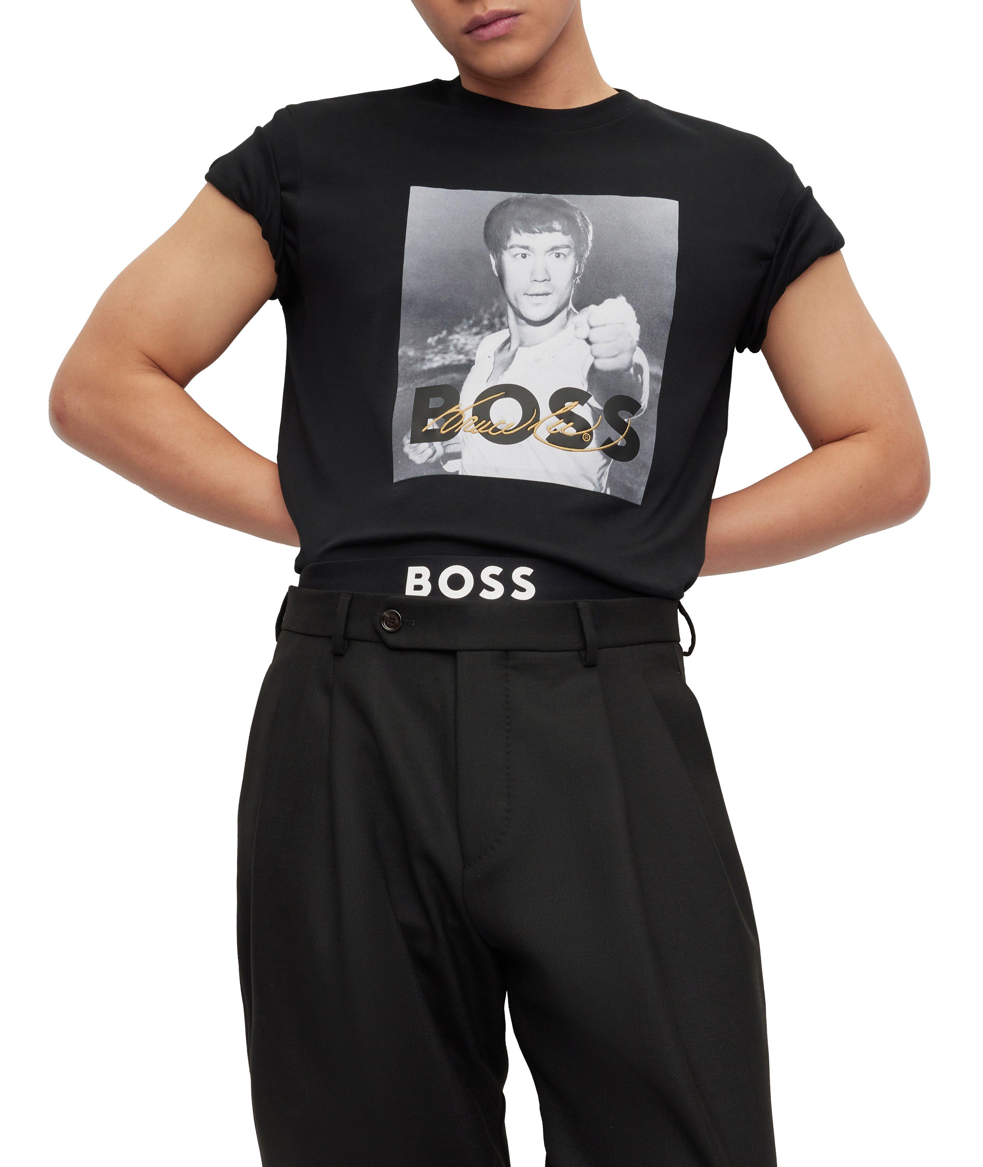 Boss Legends Bruce Lee Collection Printed T-Shirt image 1