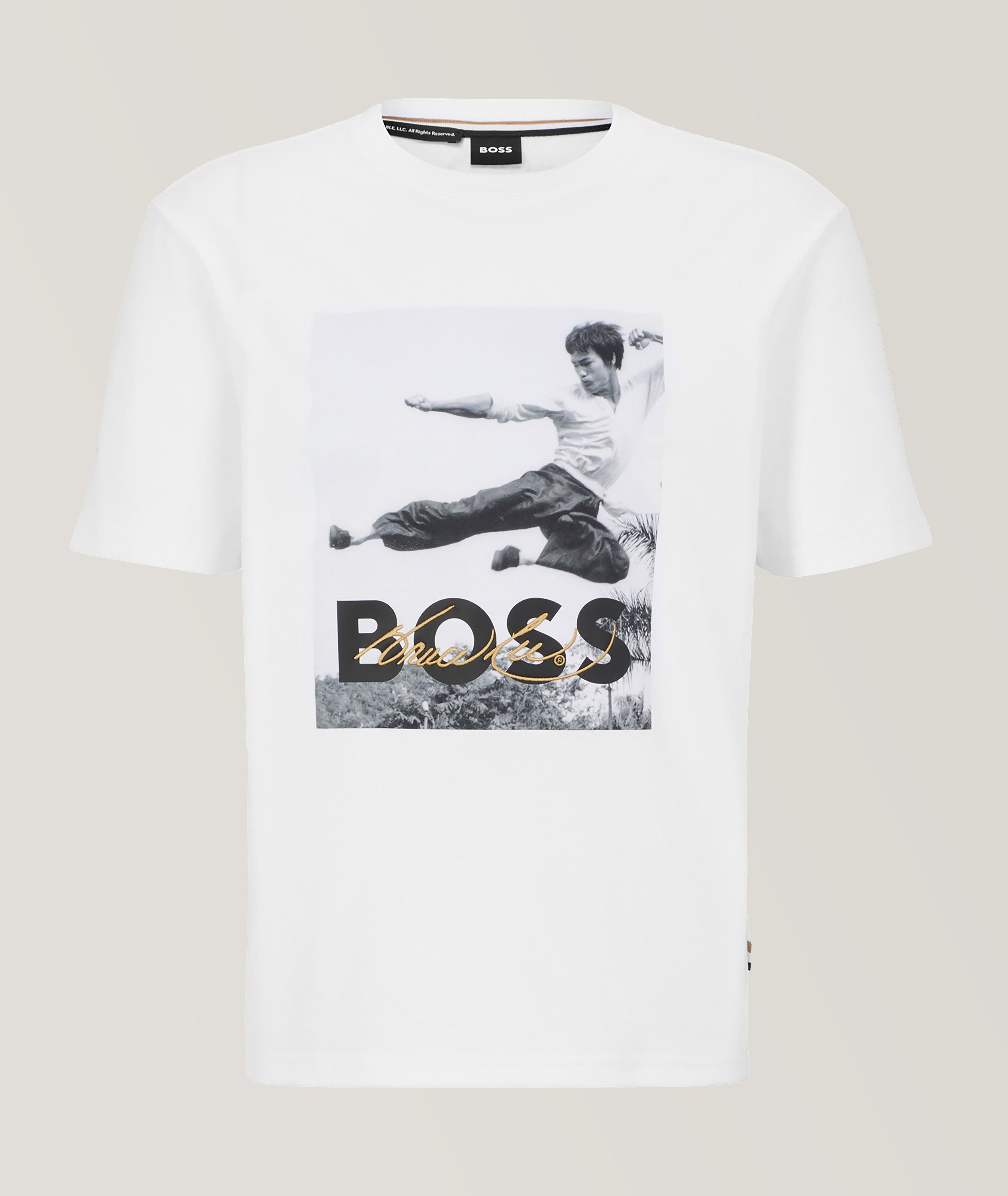 Boss printed hotsell t shirt