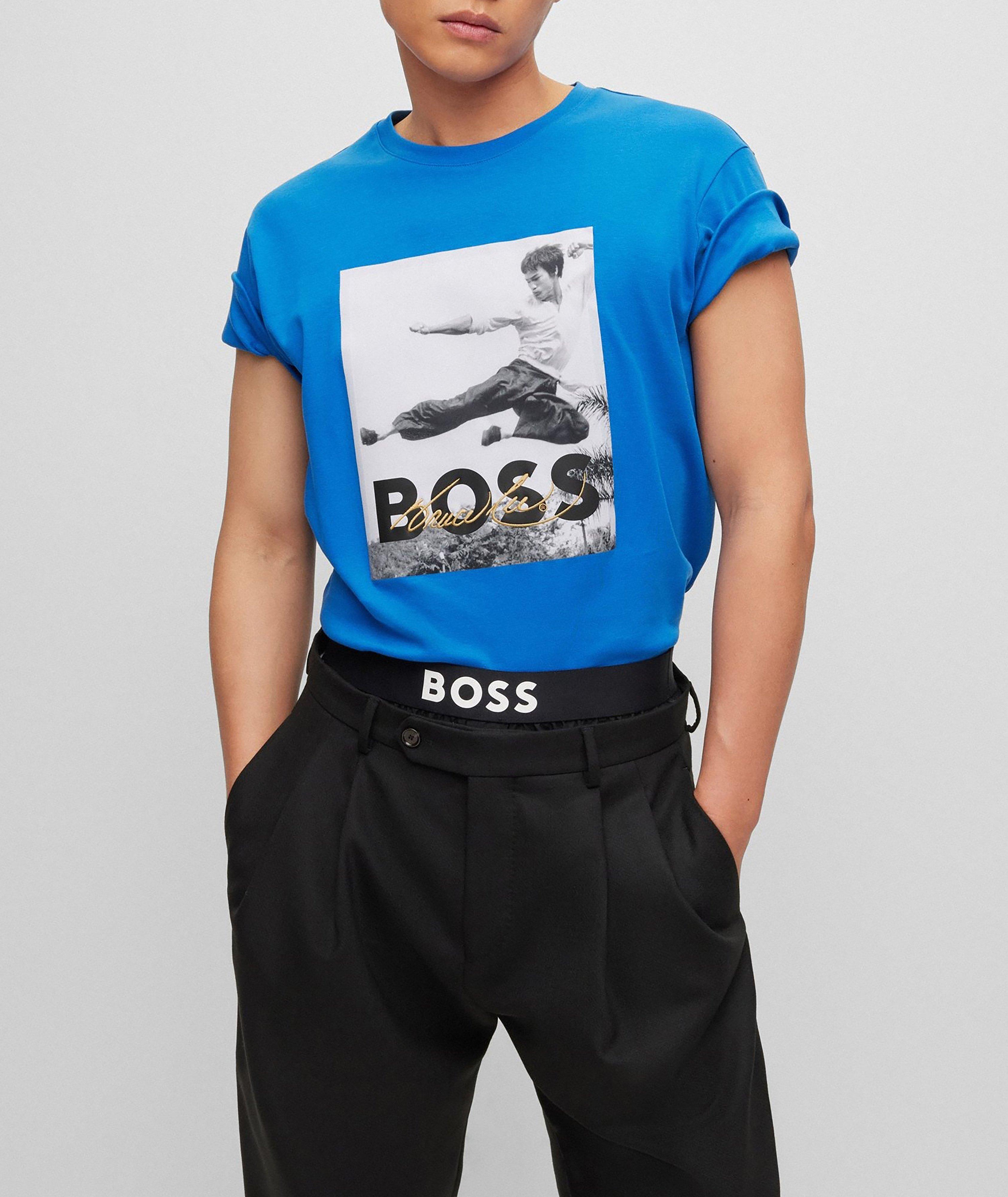 BOSS Legends Bruce Lee Collection Printed T-Shirt image 1