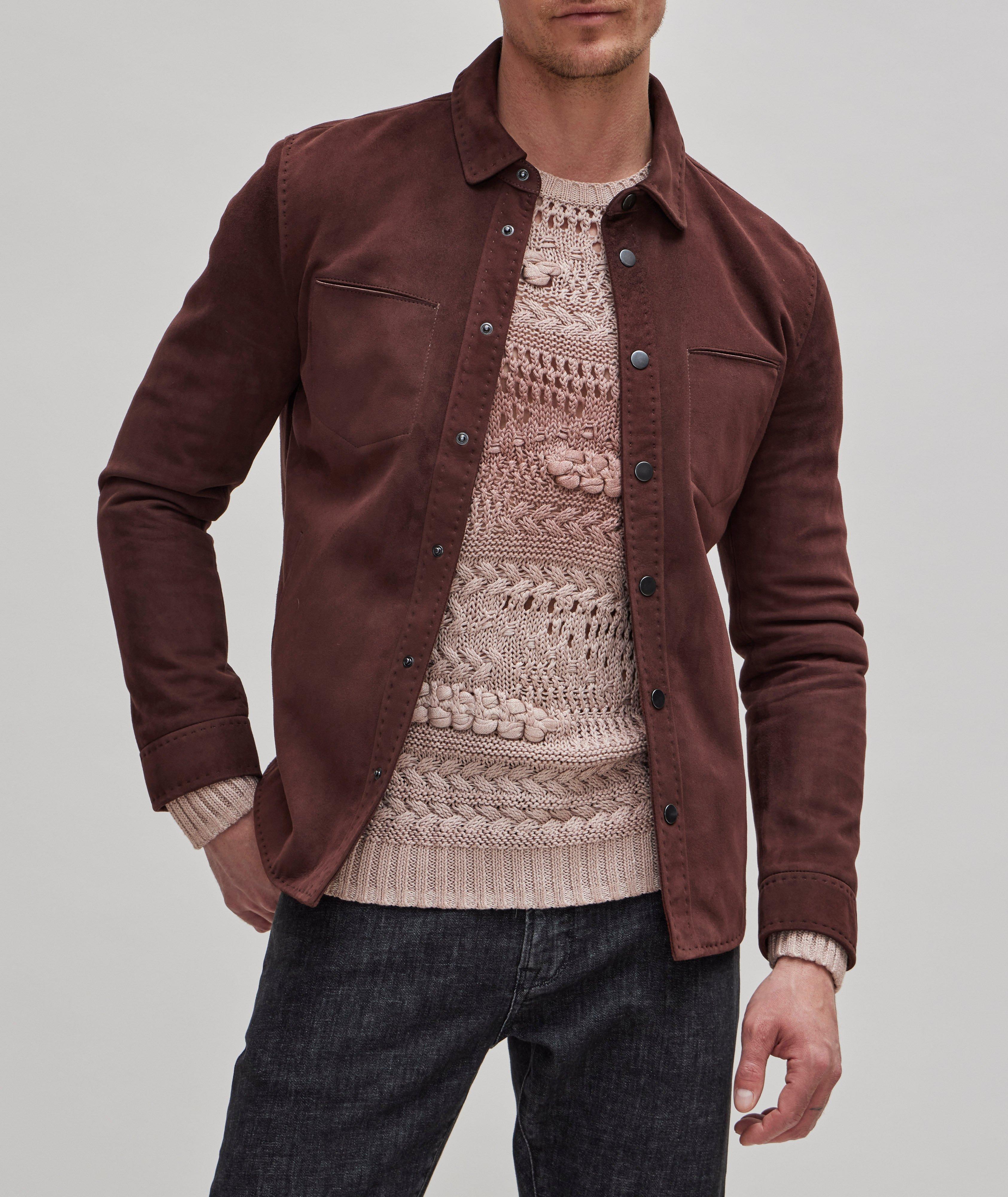 Veste-chemise en suède image 1