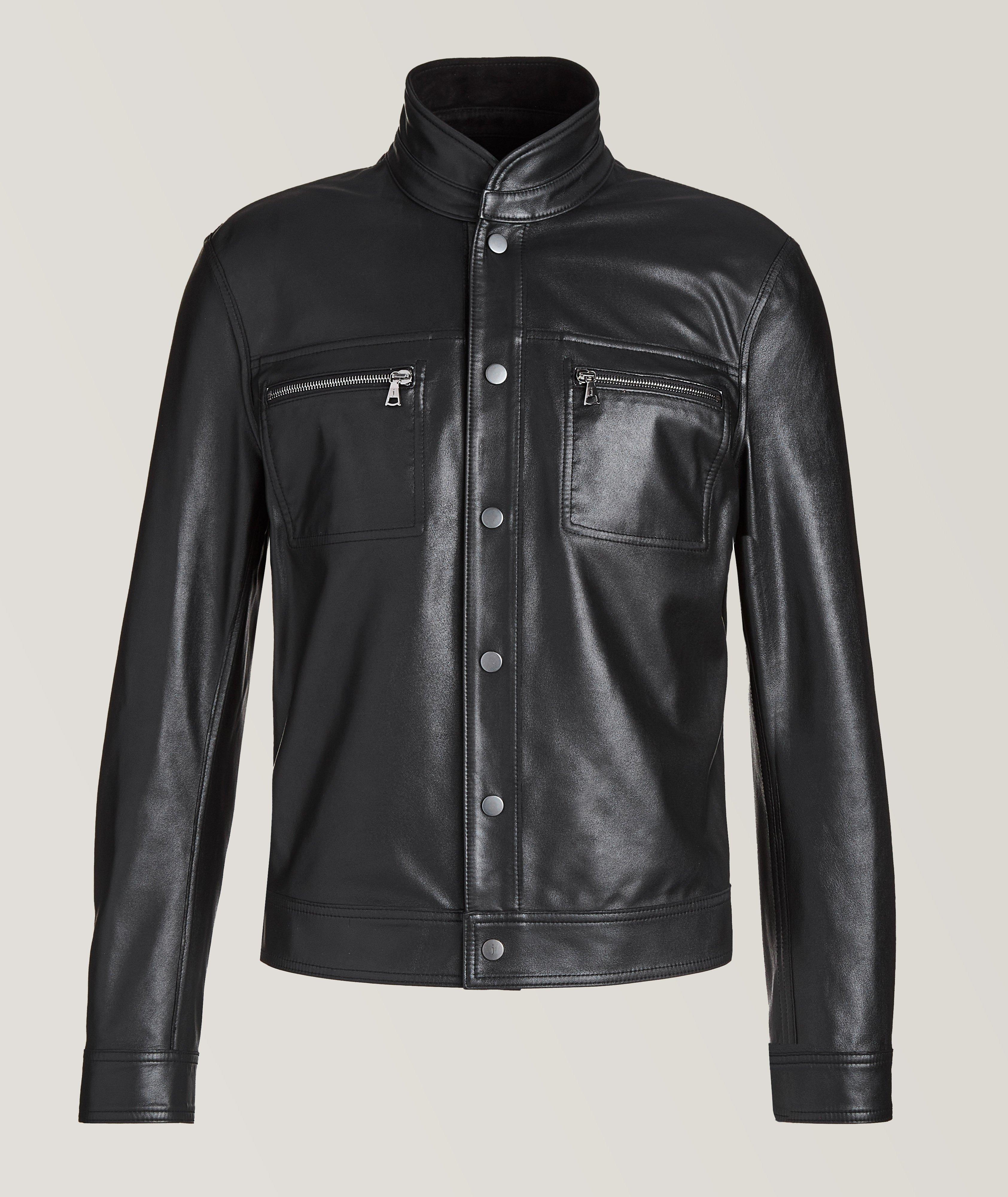 Blouson réversible en suède et en cuir image 0