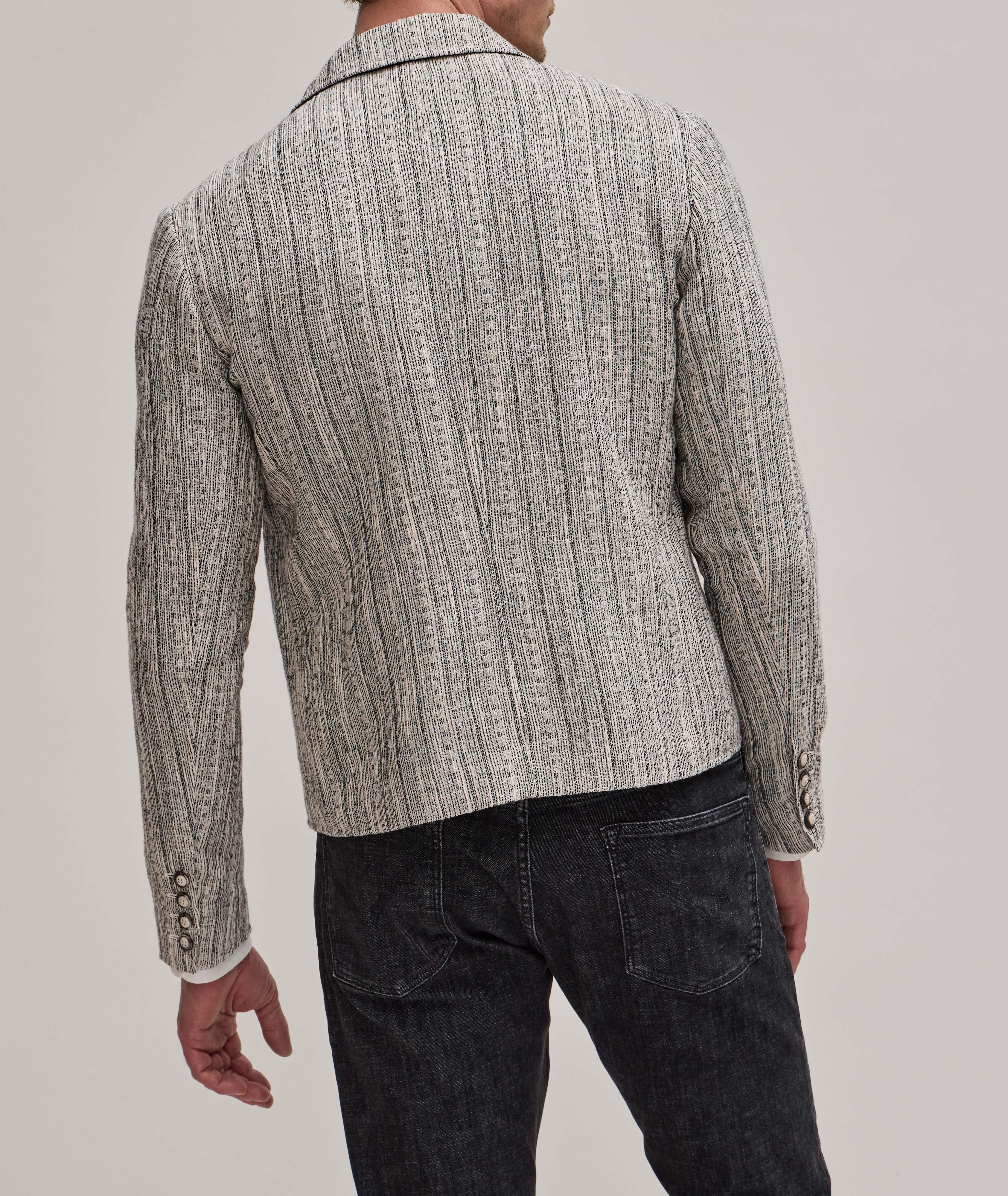 Textured Weave Cotton-Hemp Jacket image 2