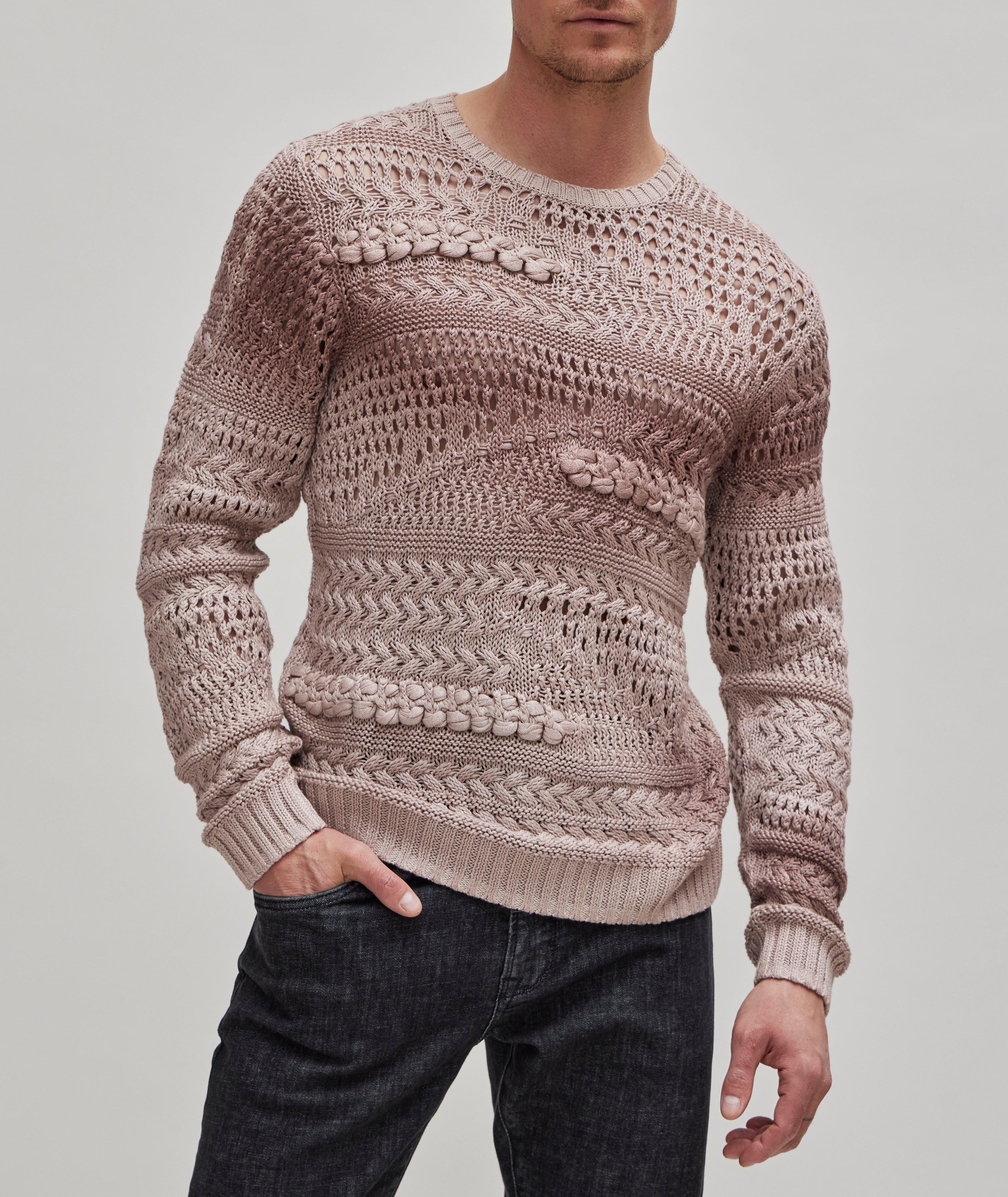 Braided Crewneck Sweater  image 1