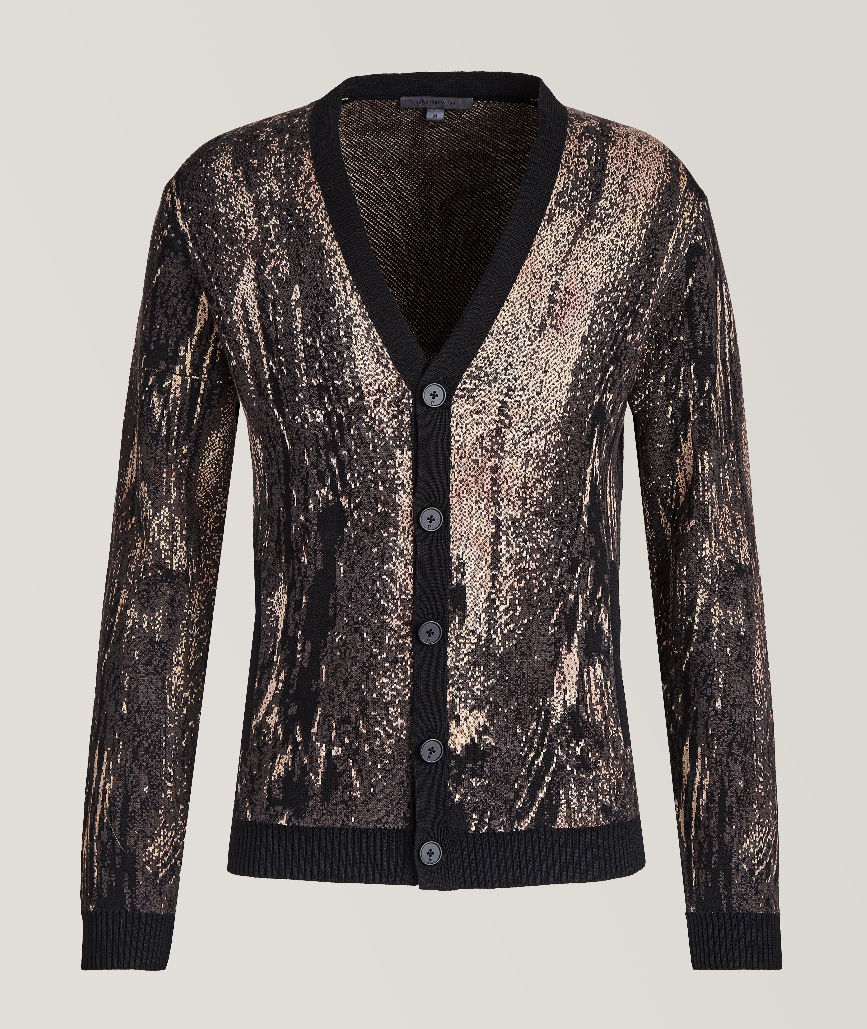 Cardigan à motif abstrait image 0