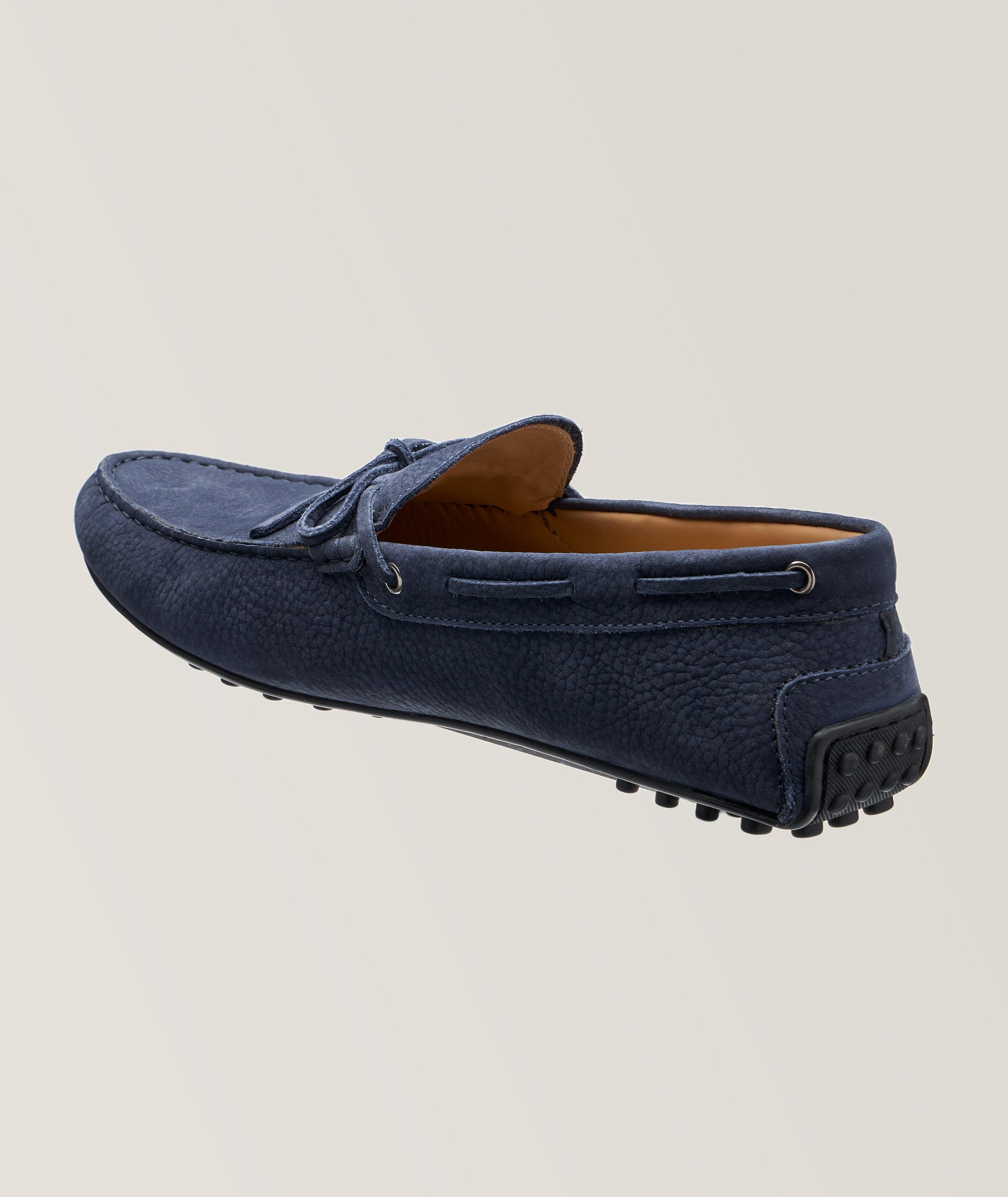 Mens navy best sale suede driving shoes