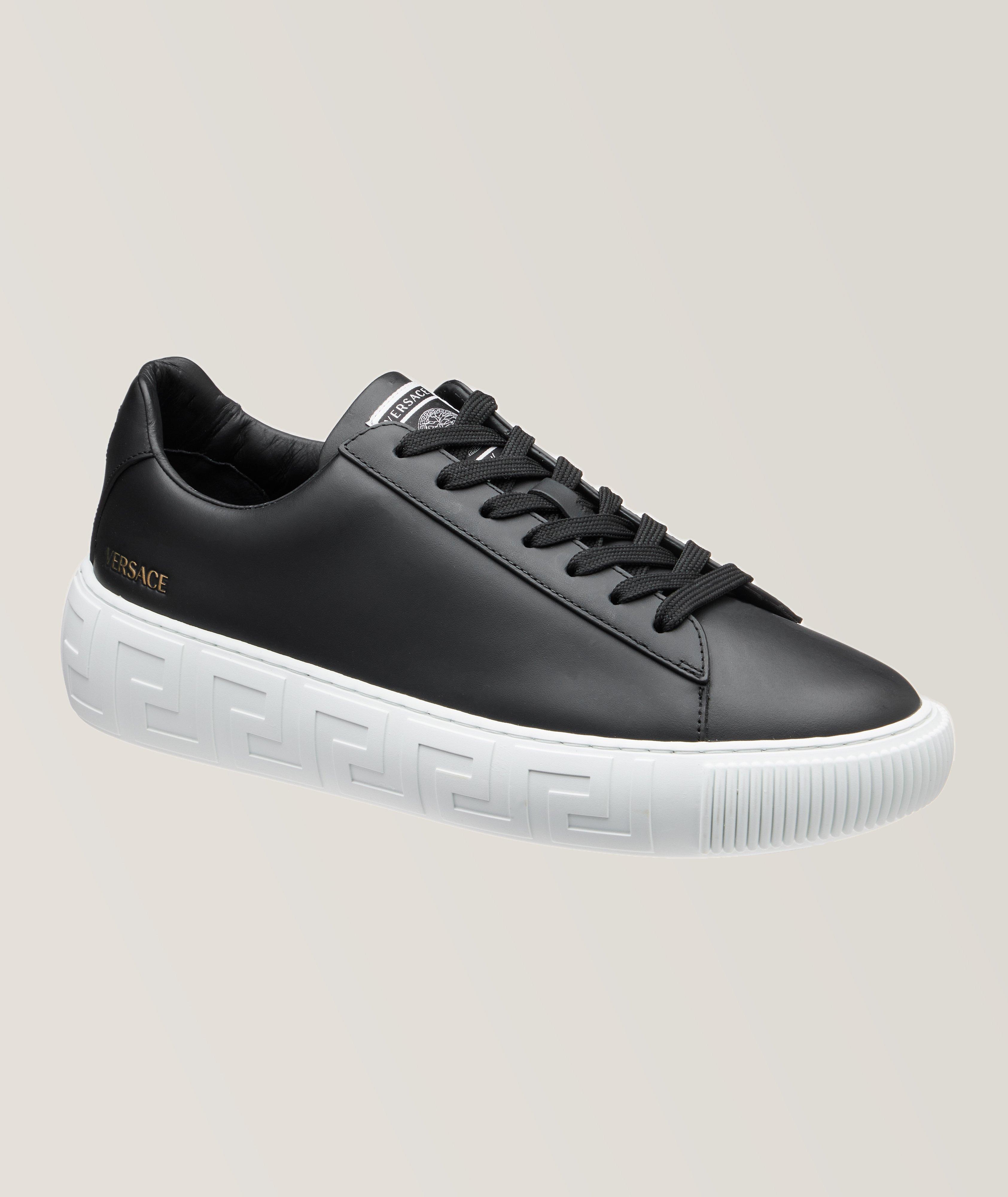 Versace on sale leather shoes