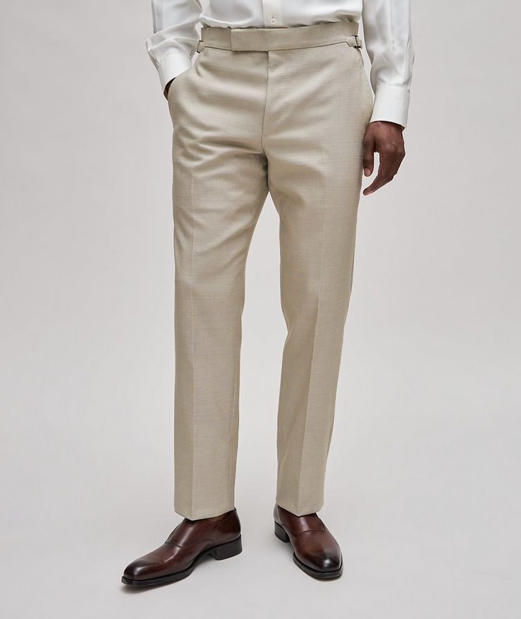 Panama Silk Wool Mohair O'Connor Suit Pants image 1
