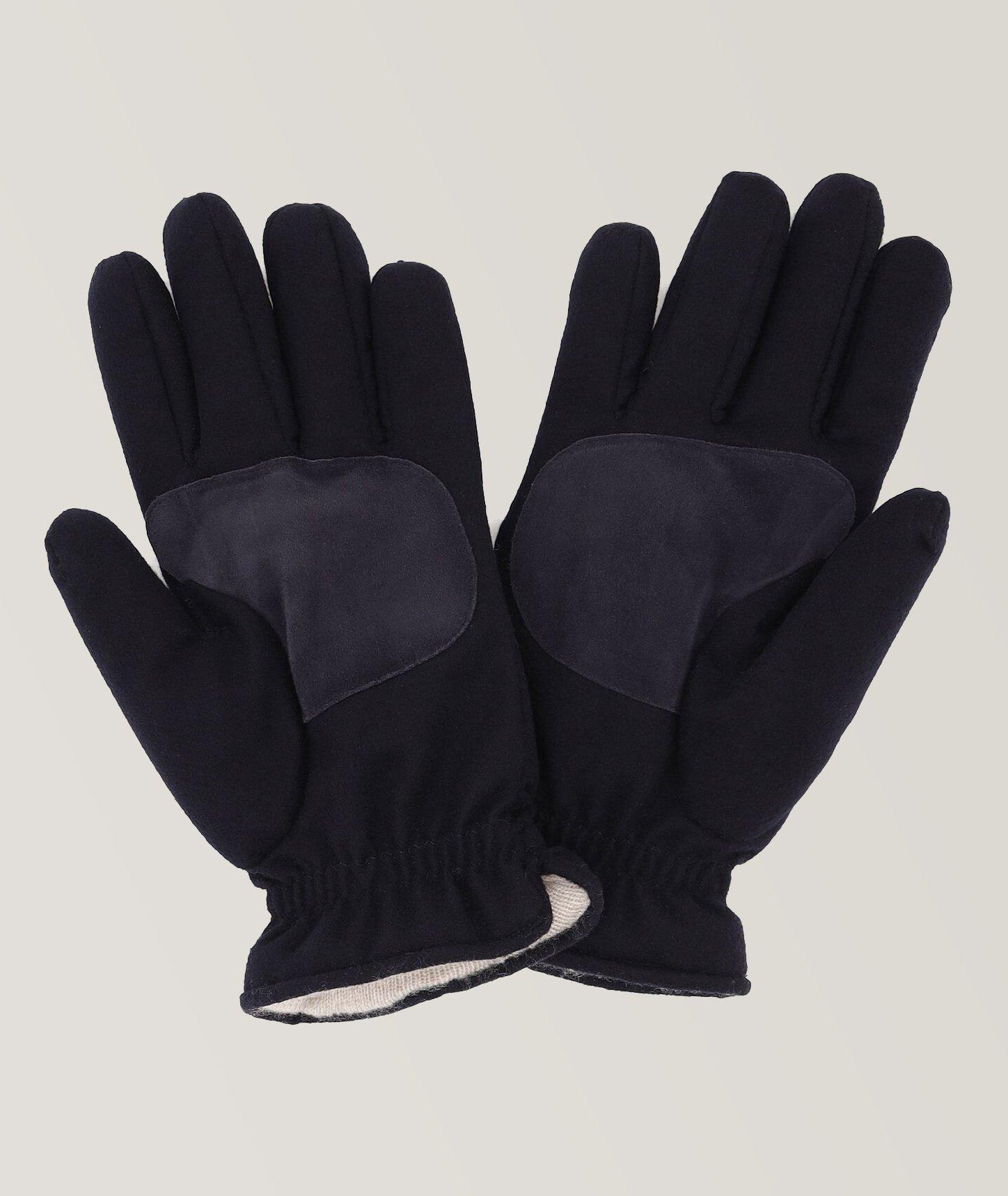 Gants en suède et en cachemire image 1