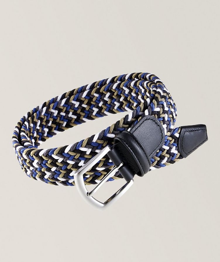 Stretch Woven Pin-Buckle Belt image 0