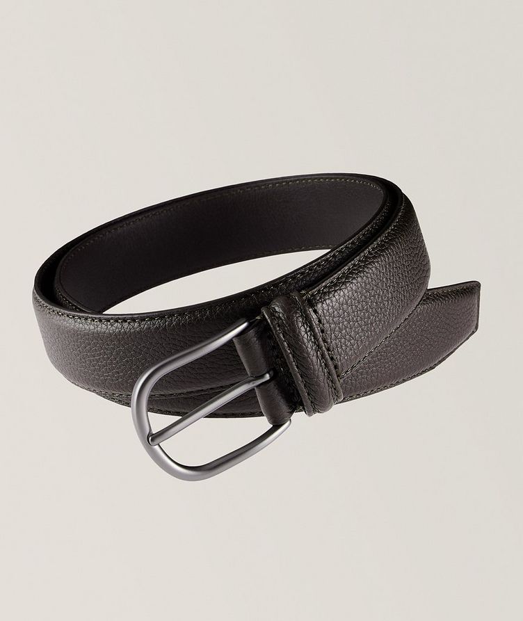 Grained Leather Business Belt image 0