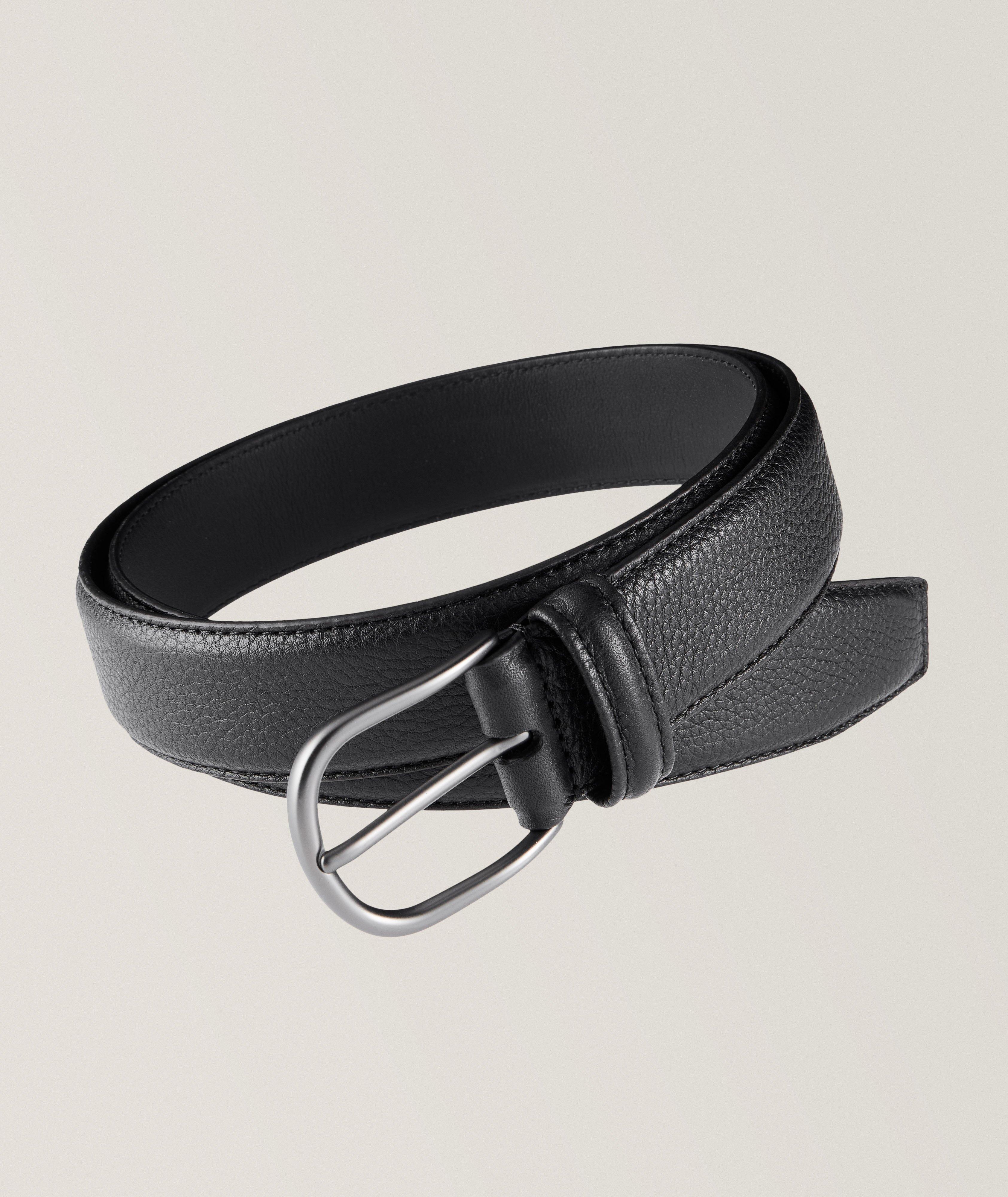 Anderson's Grained Leather Dress Belt