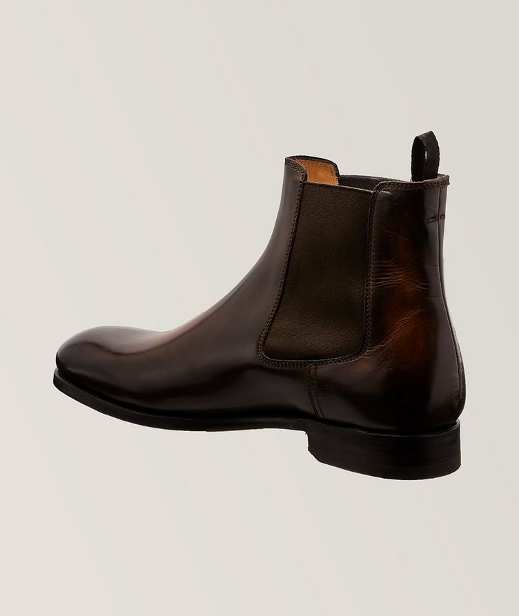 Cavaliere Burnished Leather Chelsea Boots image 1