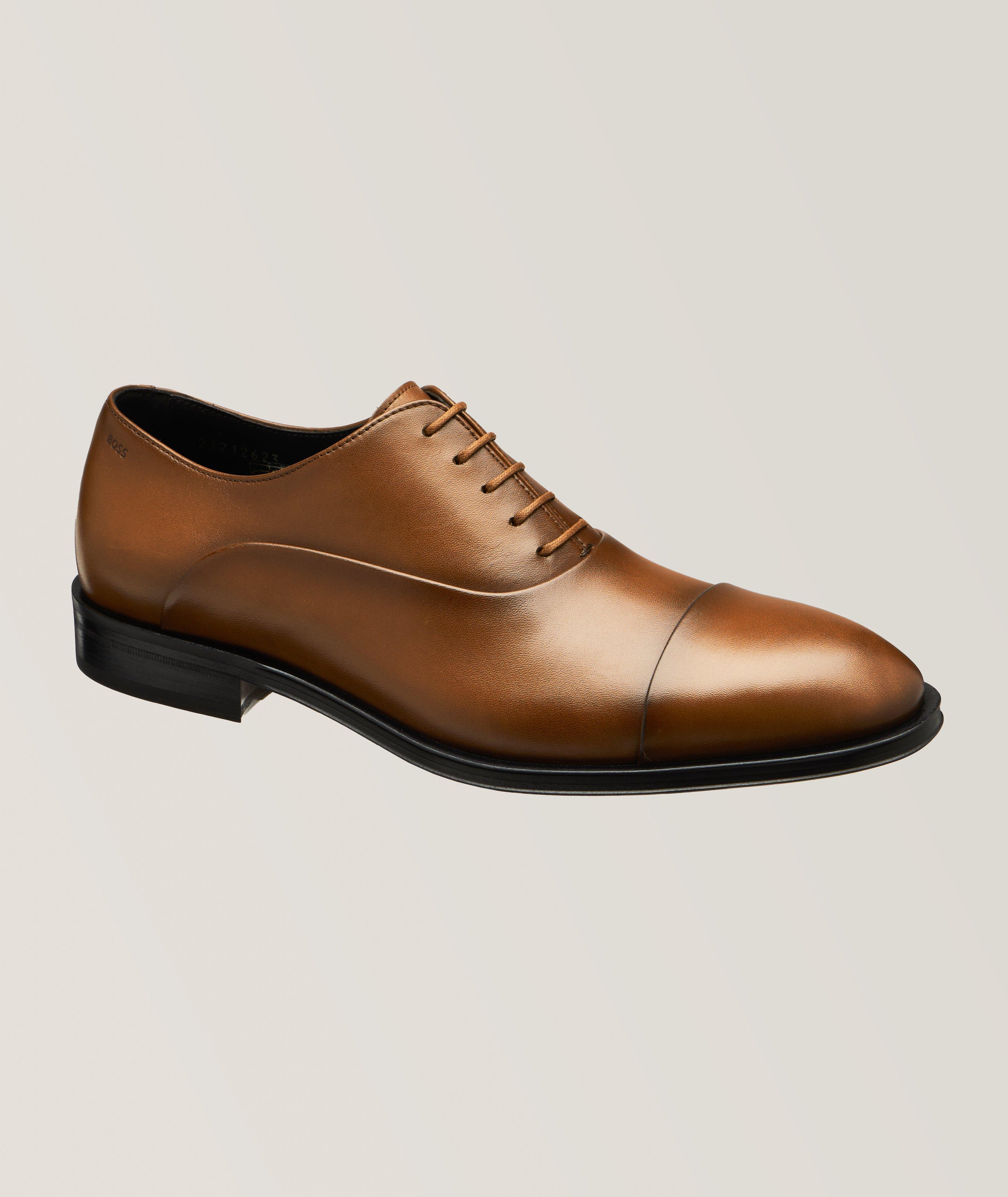 Boss leather clearance shoes