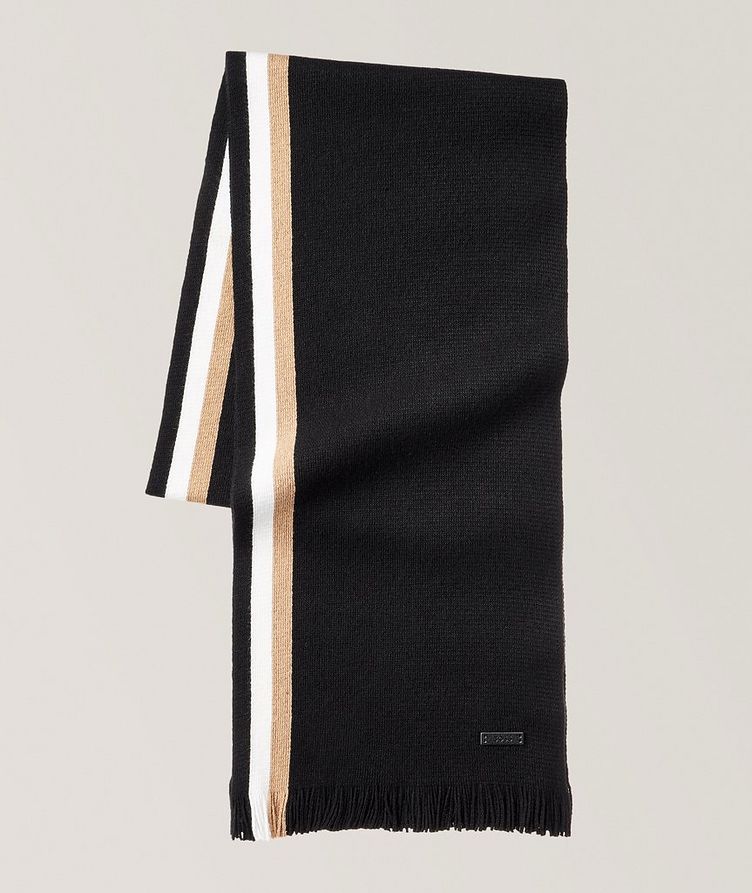 Iconic Stripe Metaverse Scarf & Beanie Wool-Blend Gift Set image 1