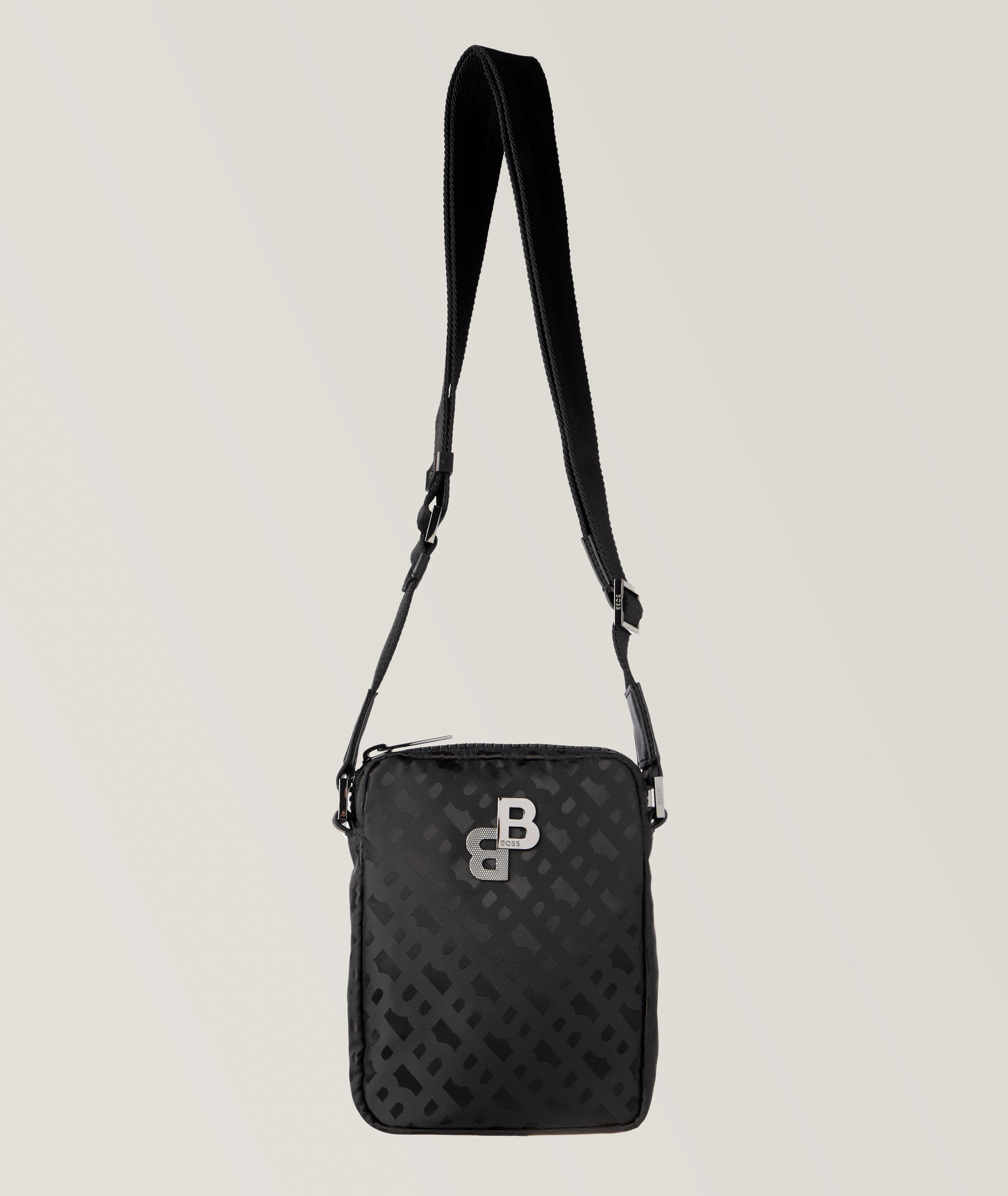 Boss Bradley Monogram Reporter Bag