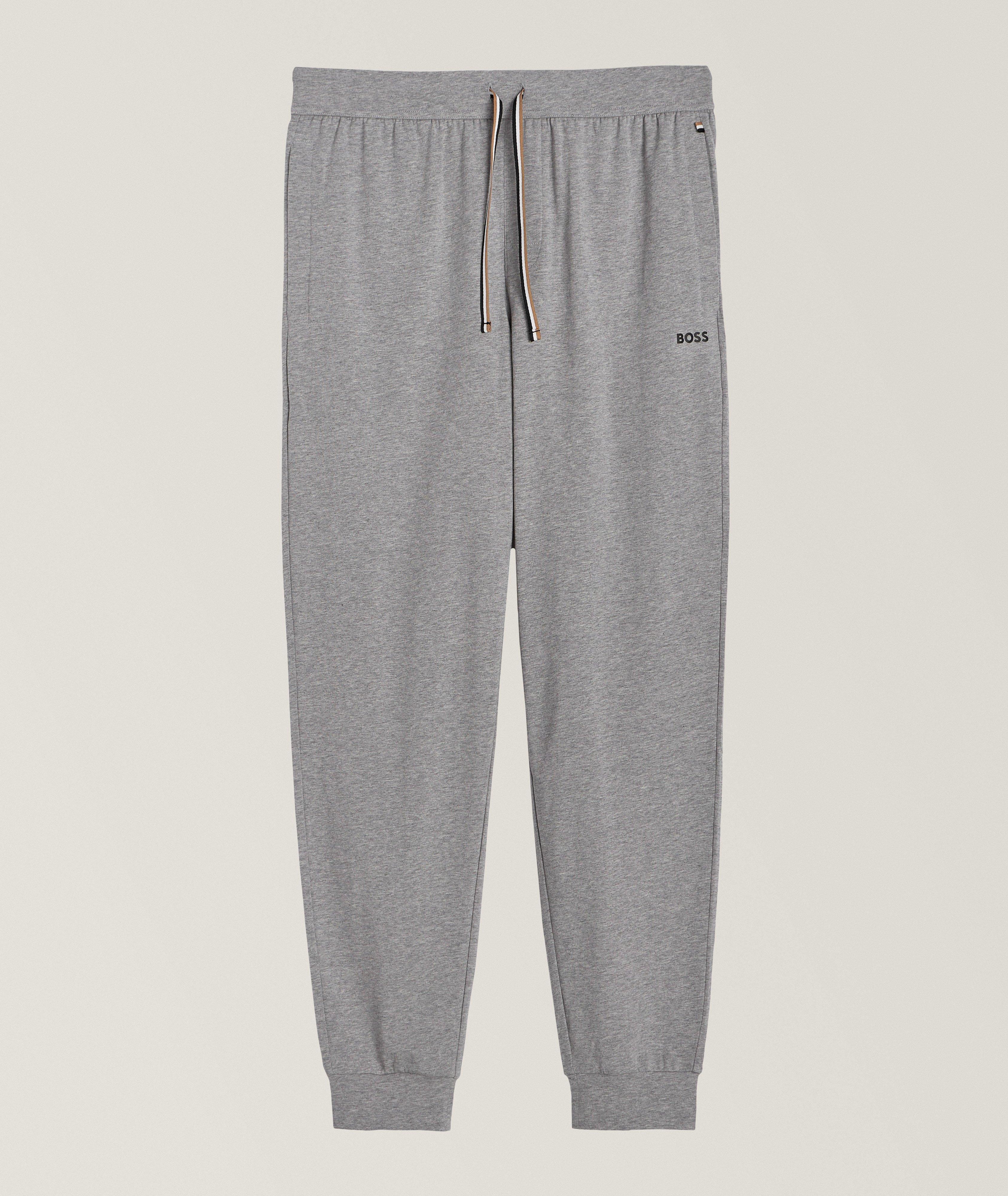 Pantalon sport en coton extensible image 0