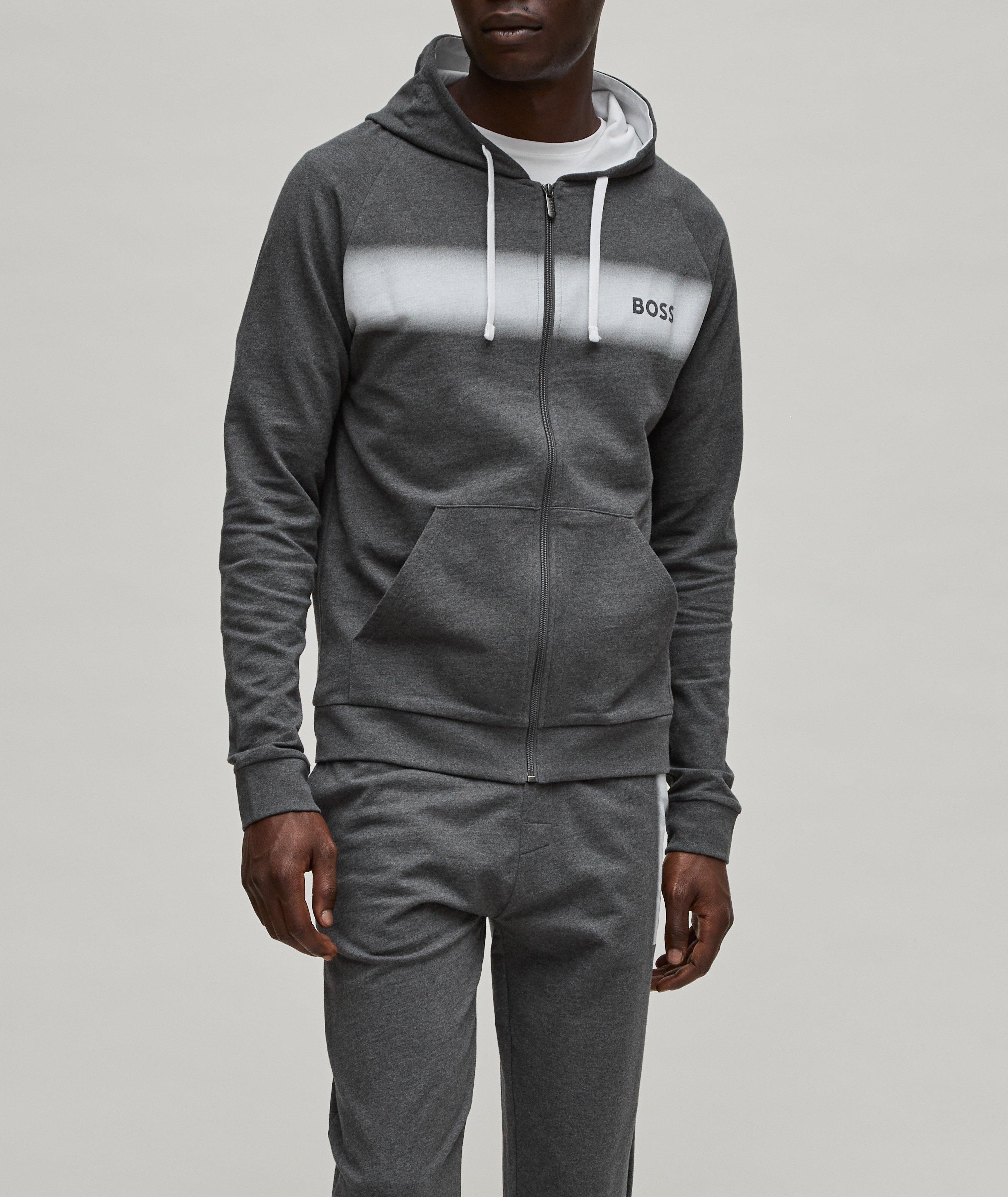 Pull en mélange de coton à glissière image 1