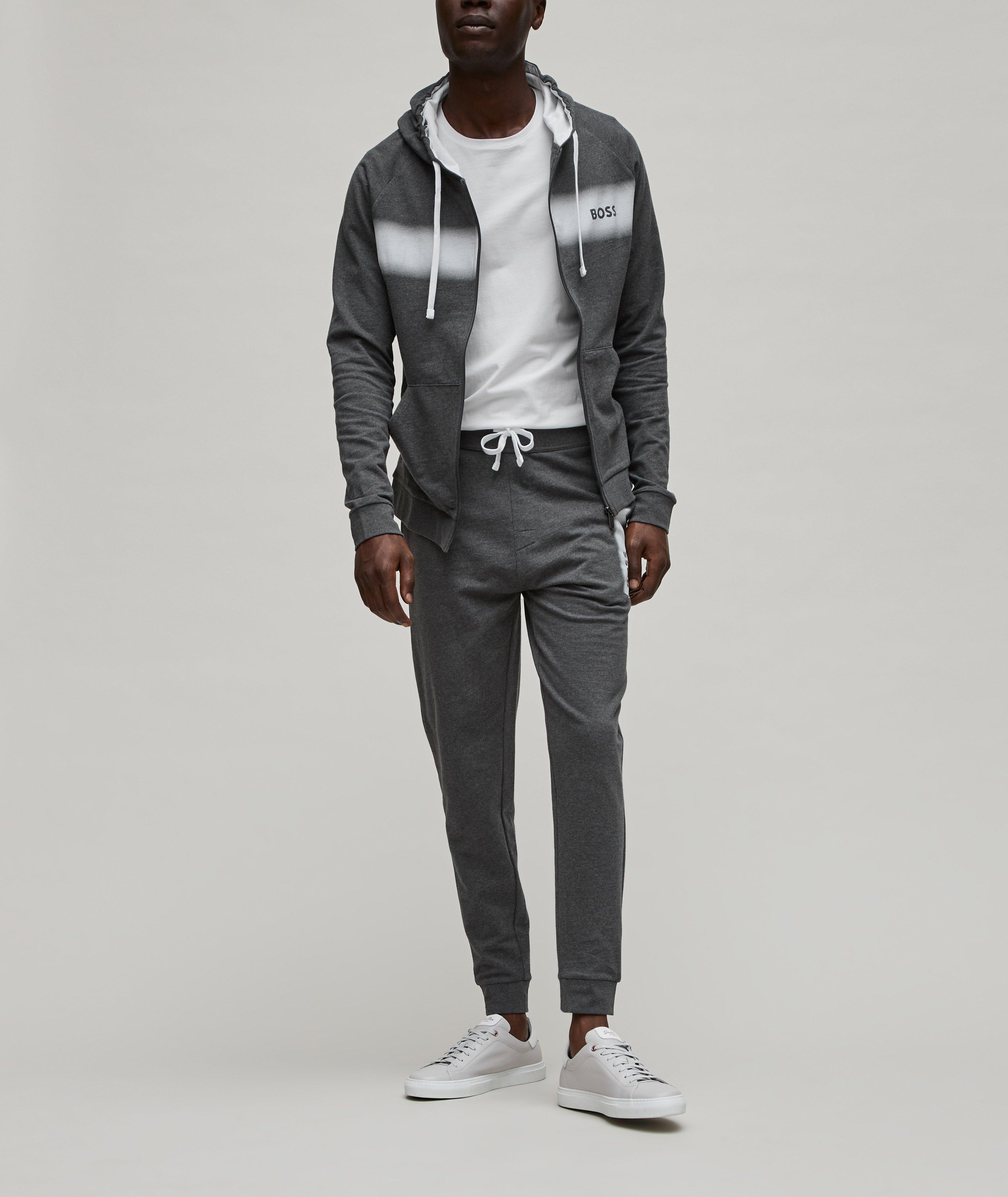 Pull en mélange de coton à glissière image 3