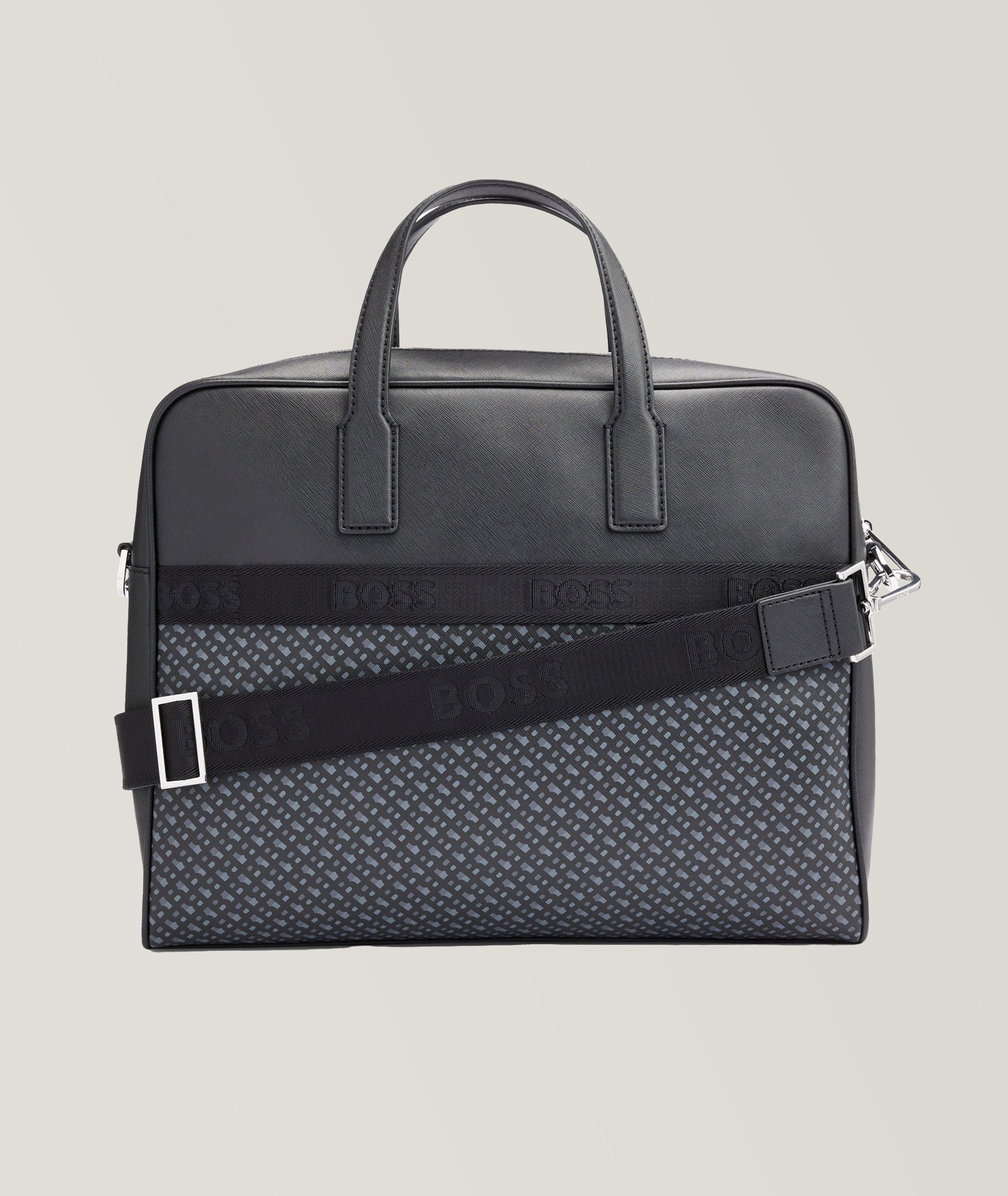 Hugo boss briefcase sale sale