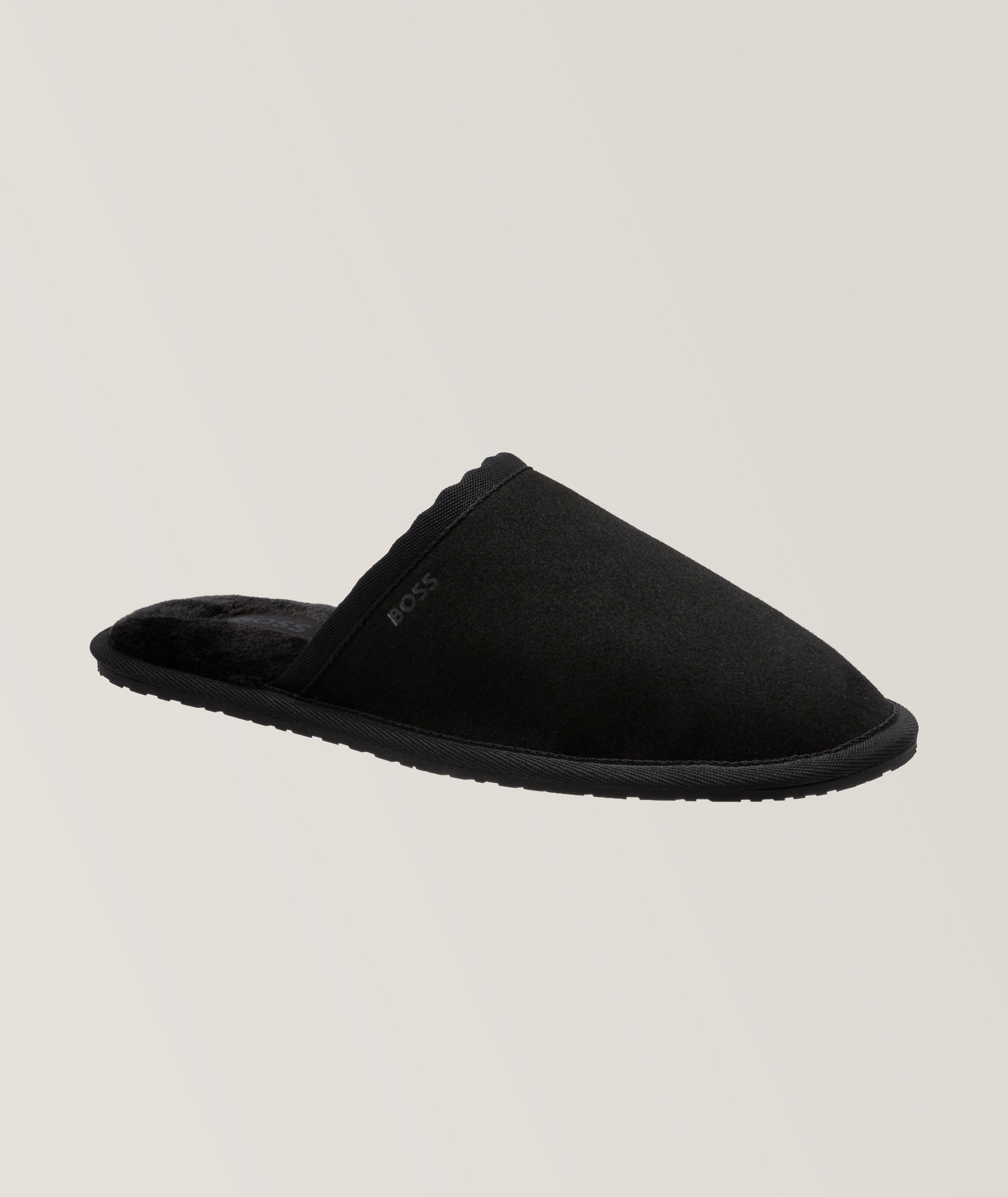 Polo Ralph Lauren Kalrence Suede Fleece Slippers