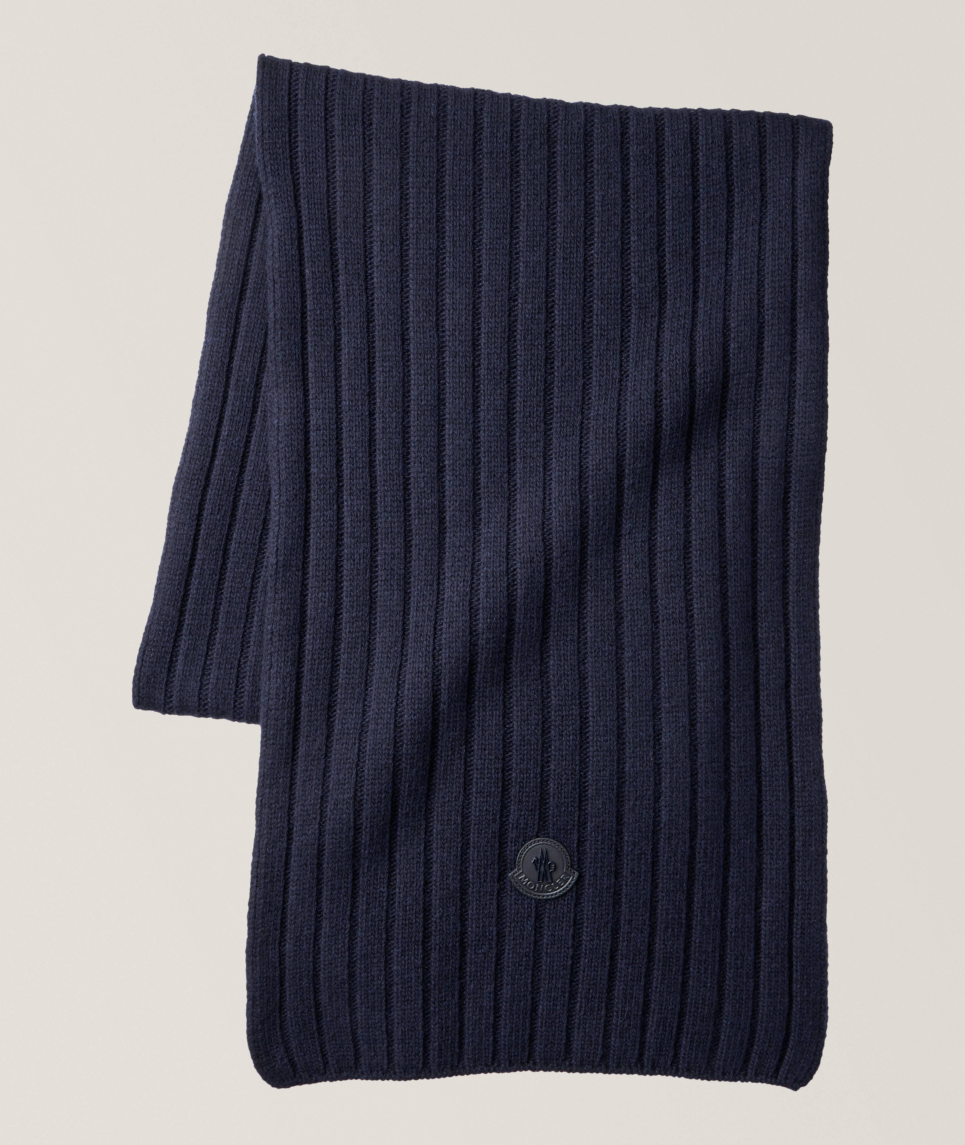 Écharpe Sciarpa en tricot côtelé de laine image 0