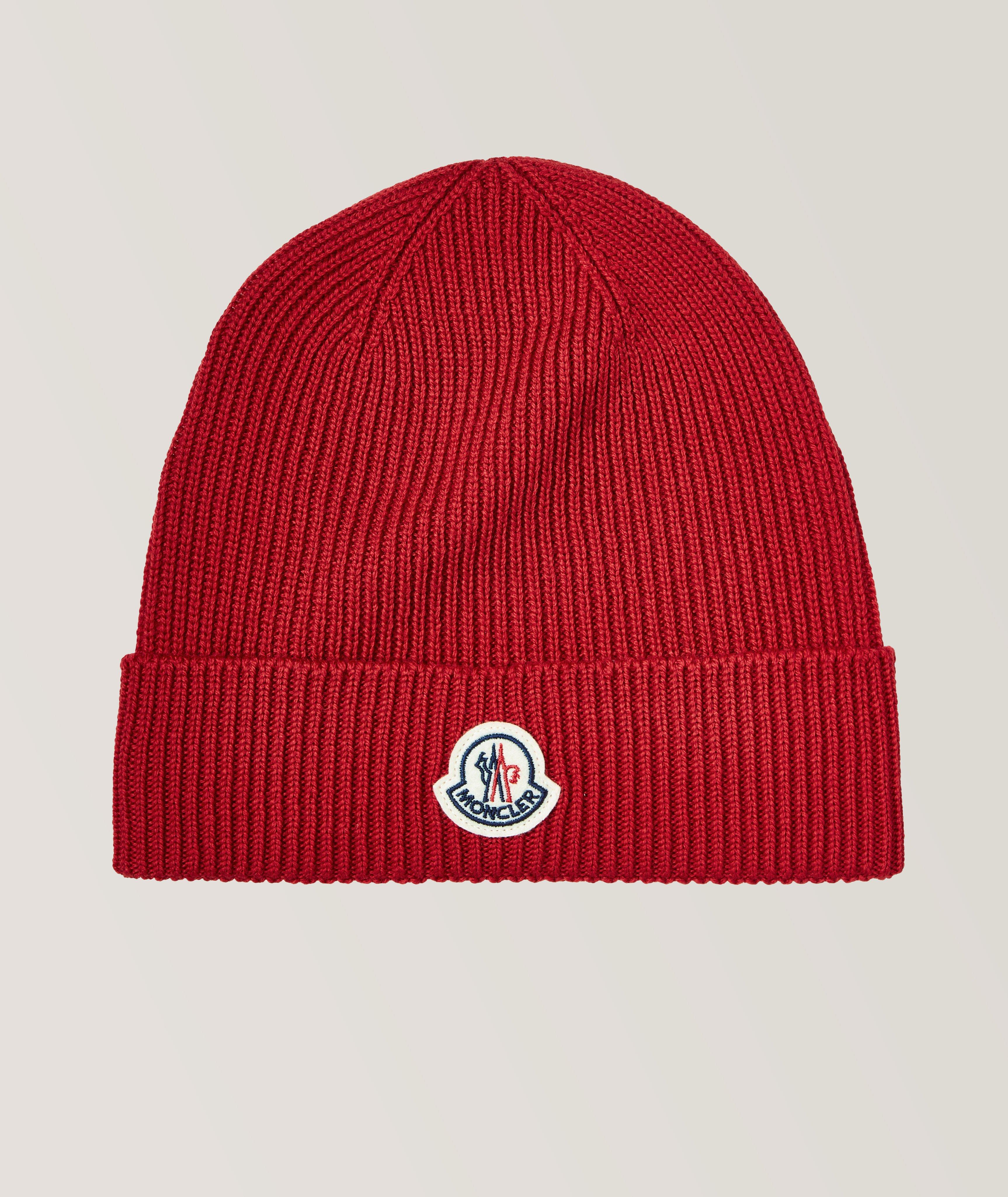 Berretto Tricot Patch Logo Virgin Wool Toque image 0