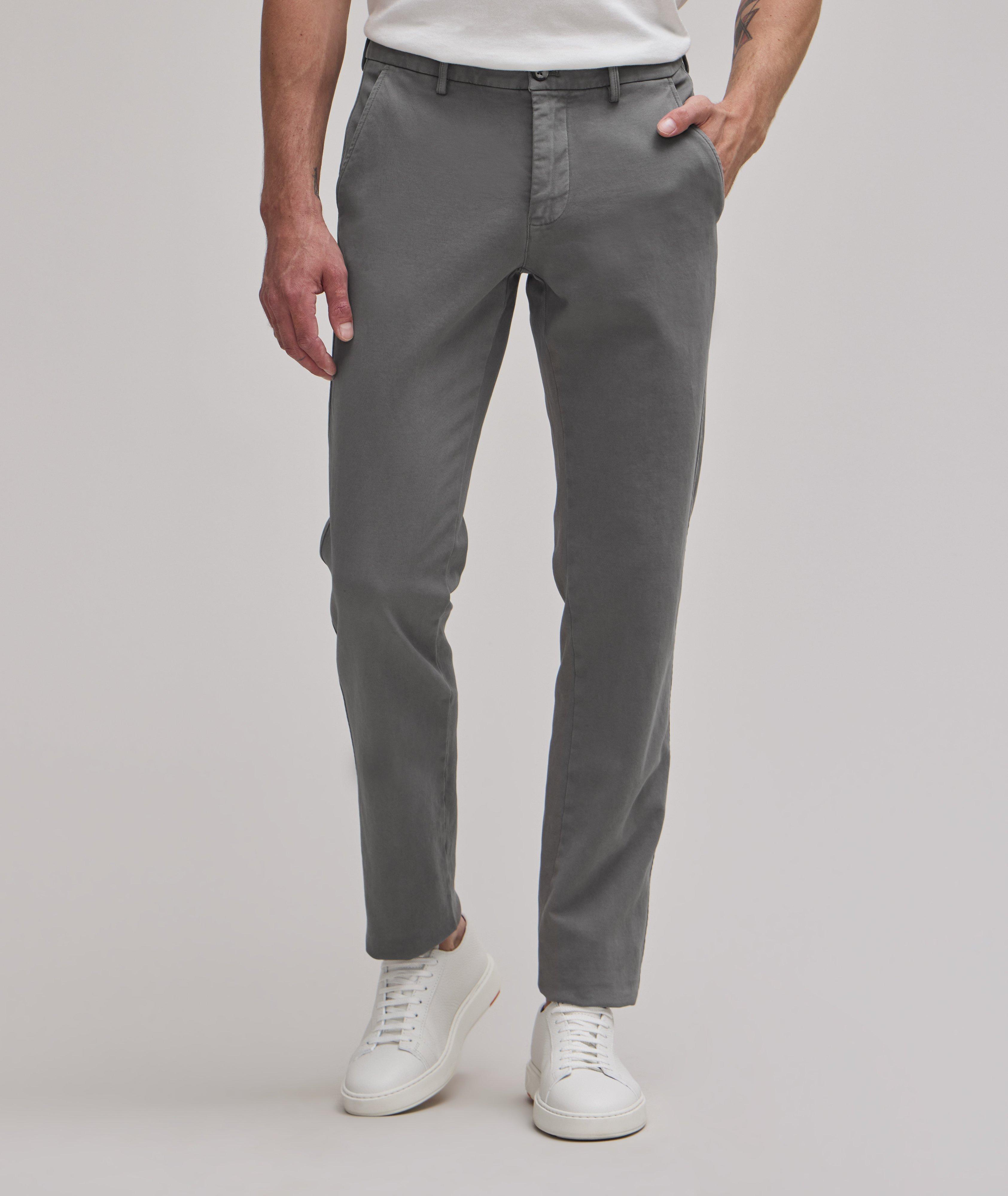 Slim-Fit Torino Jersey Stretch-Cotton Pants