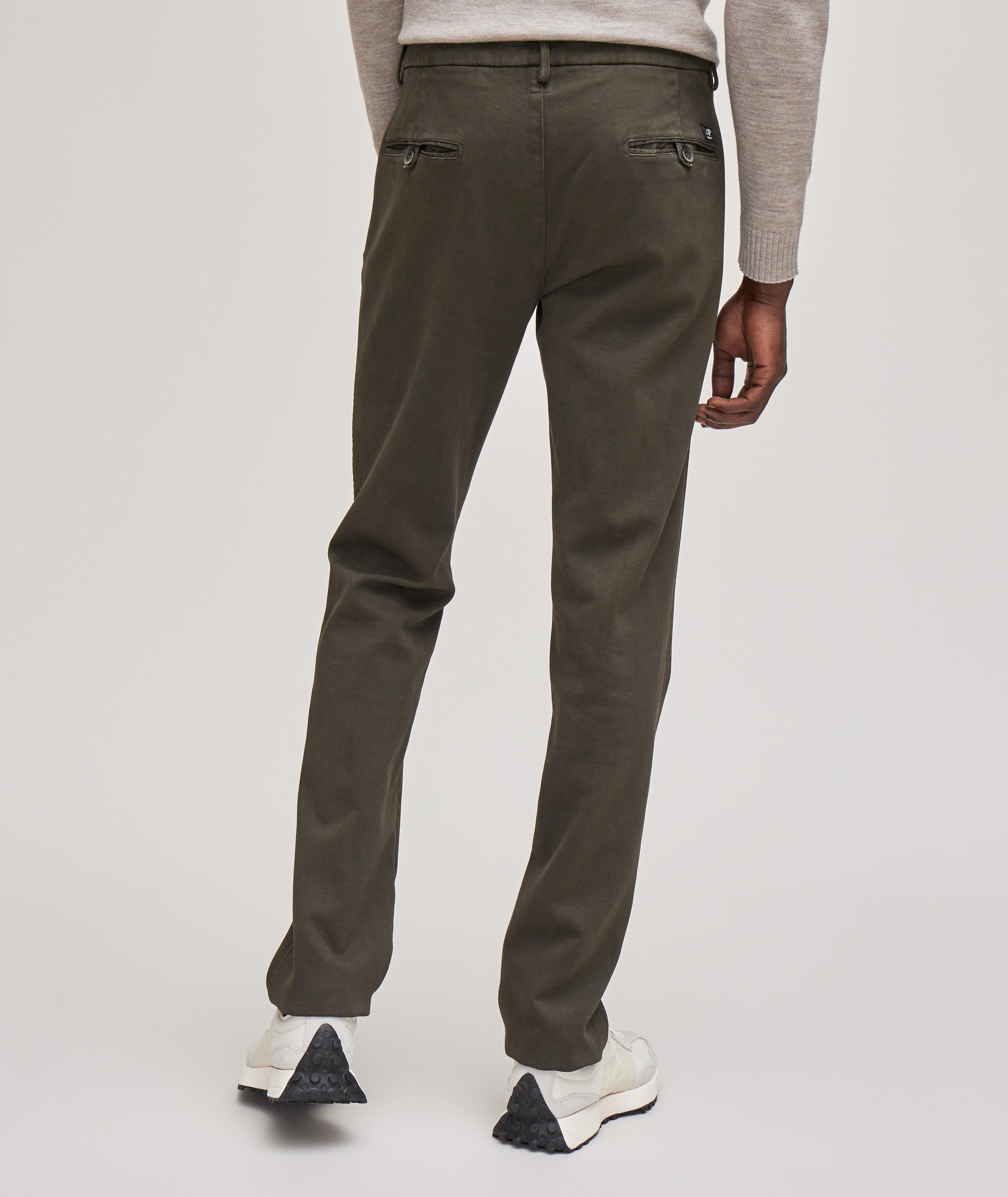 Slim-Fit Torino Jersey Stretch-Cotton Pants